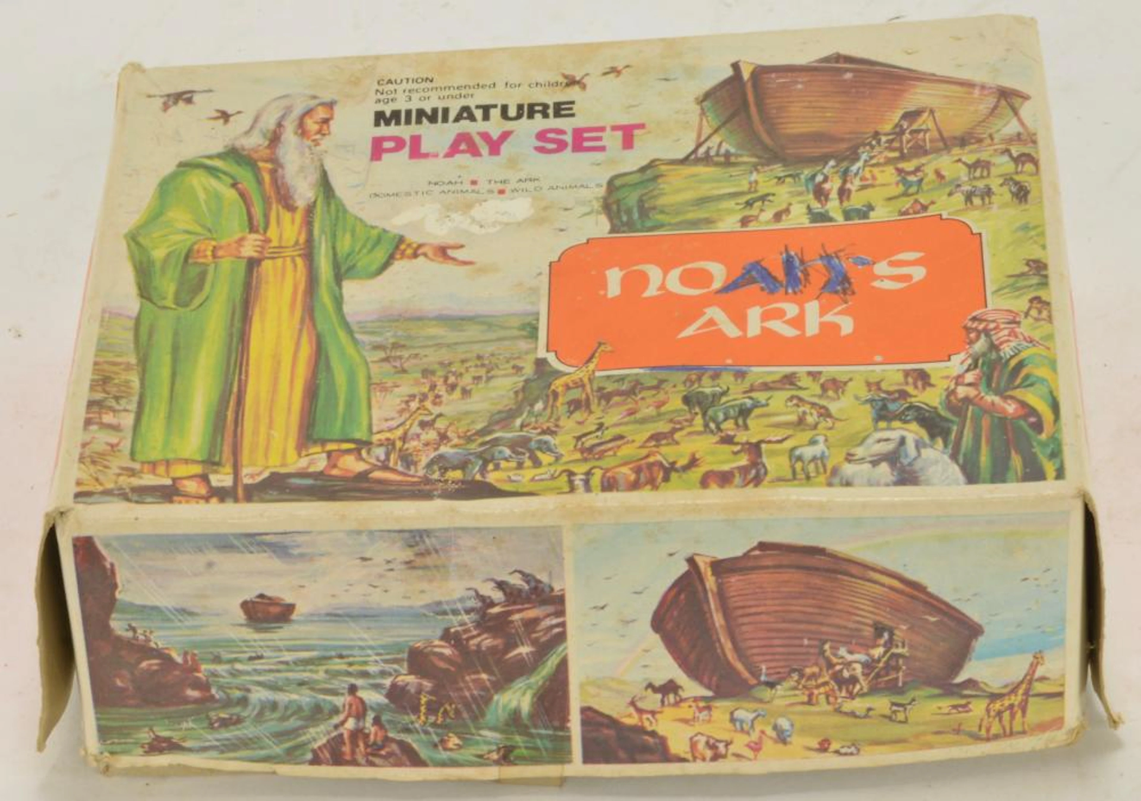 Vintage Noah's Ark Toy Play Set