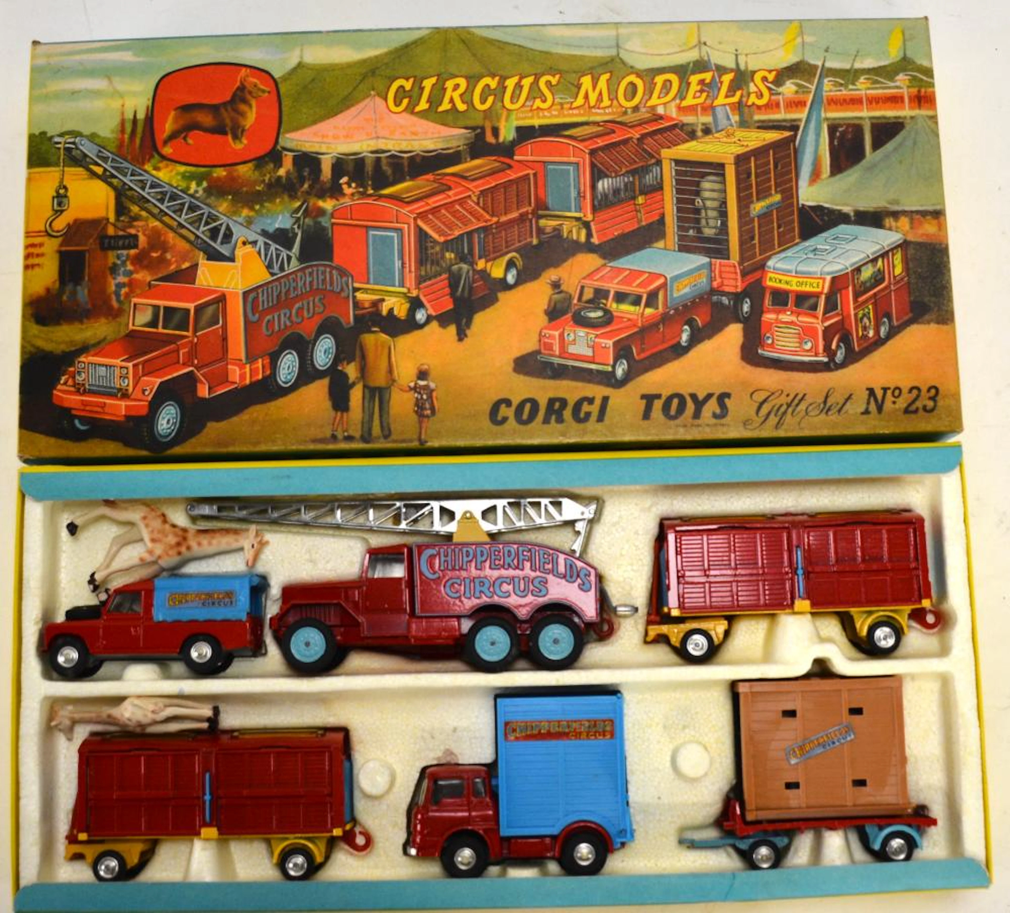 Vintage Major Corgi Toys Chipperfields Circus Models No.23 Set