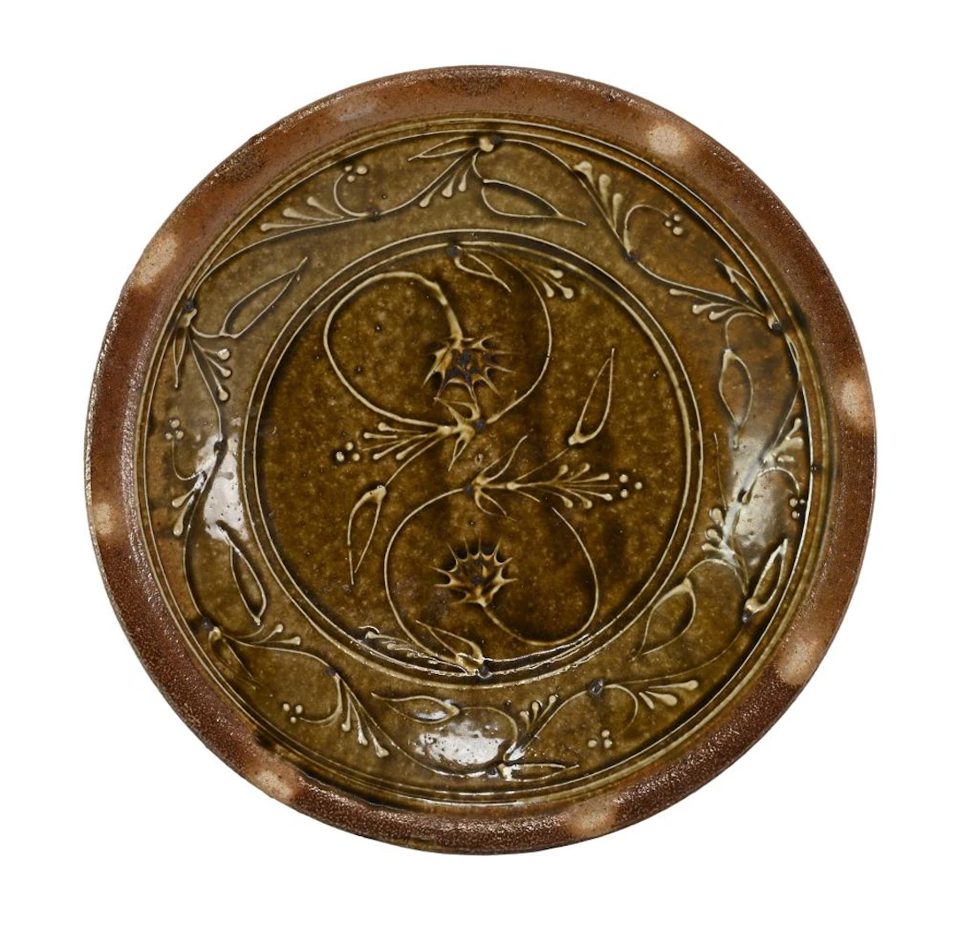 A Matisse Art Pottery Decorated Wall Plaque