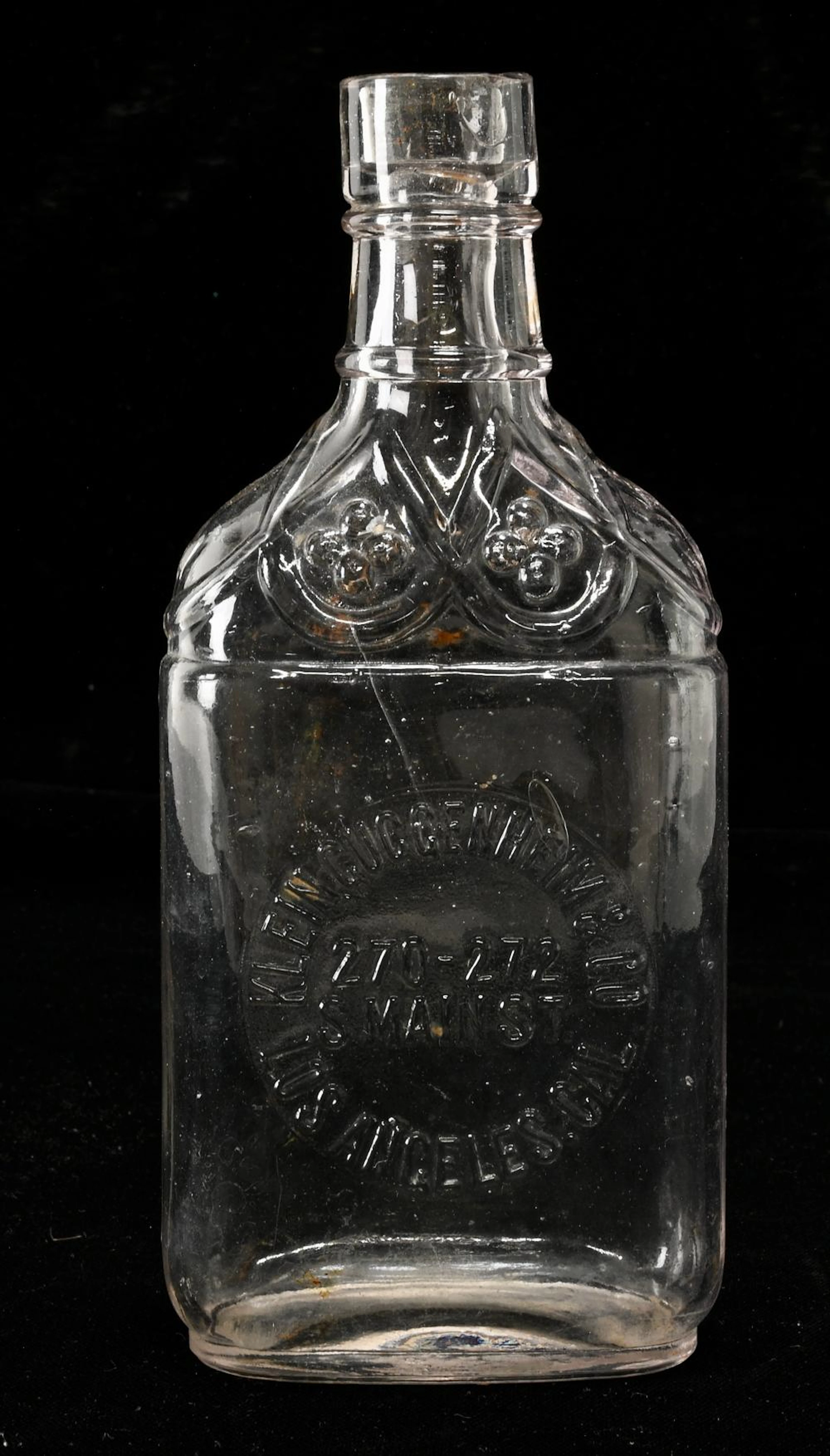 Rare Klein Guggenheim Co. Los Angeles CAL Bottle