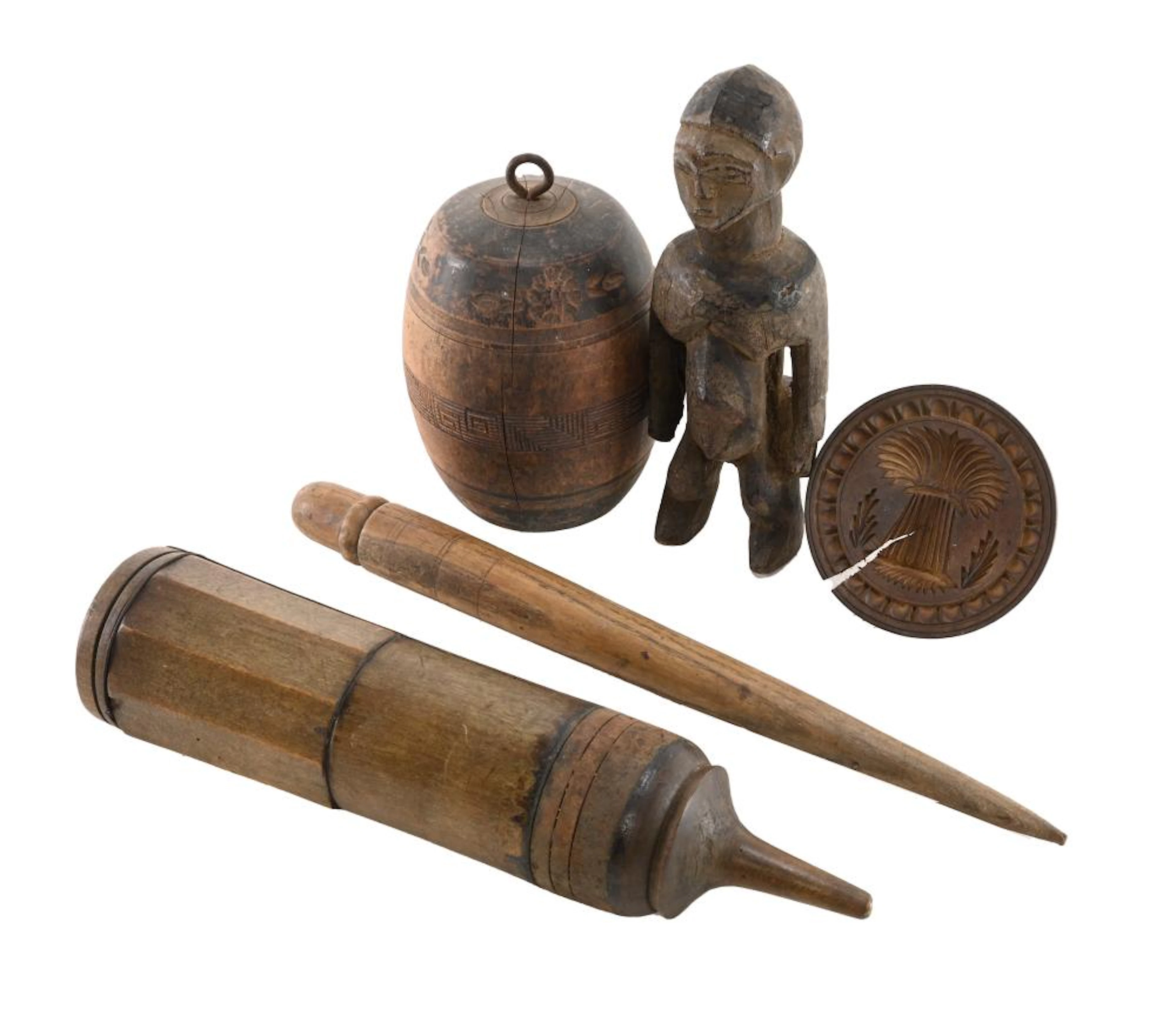 Antique Hand Carved Wood Articles
