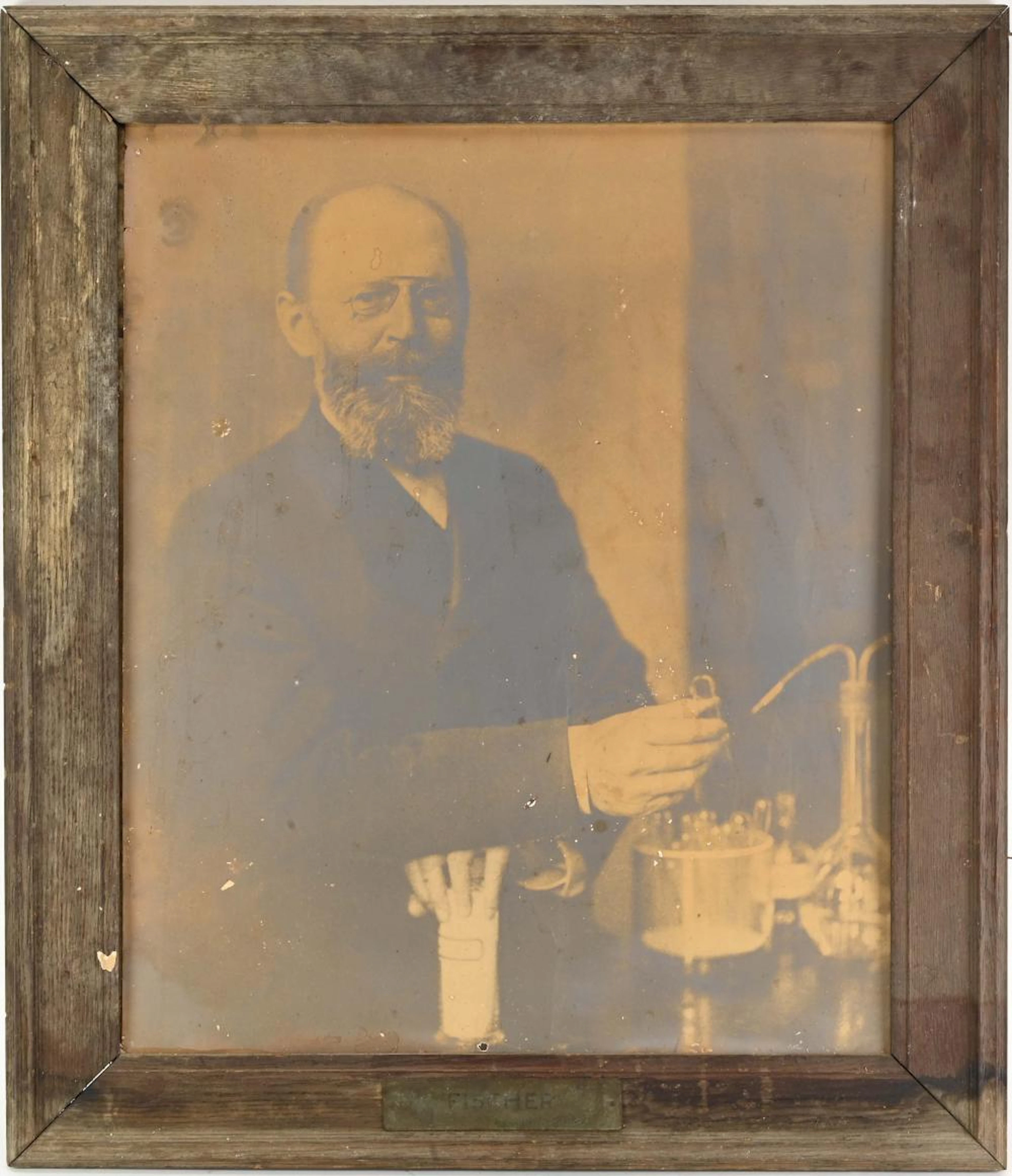 obel Prize Winner Hermann Emil Louis Fischer Portrait Photograph