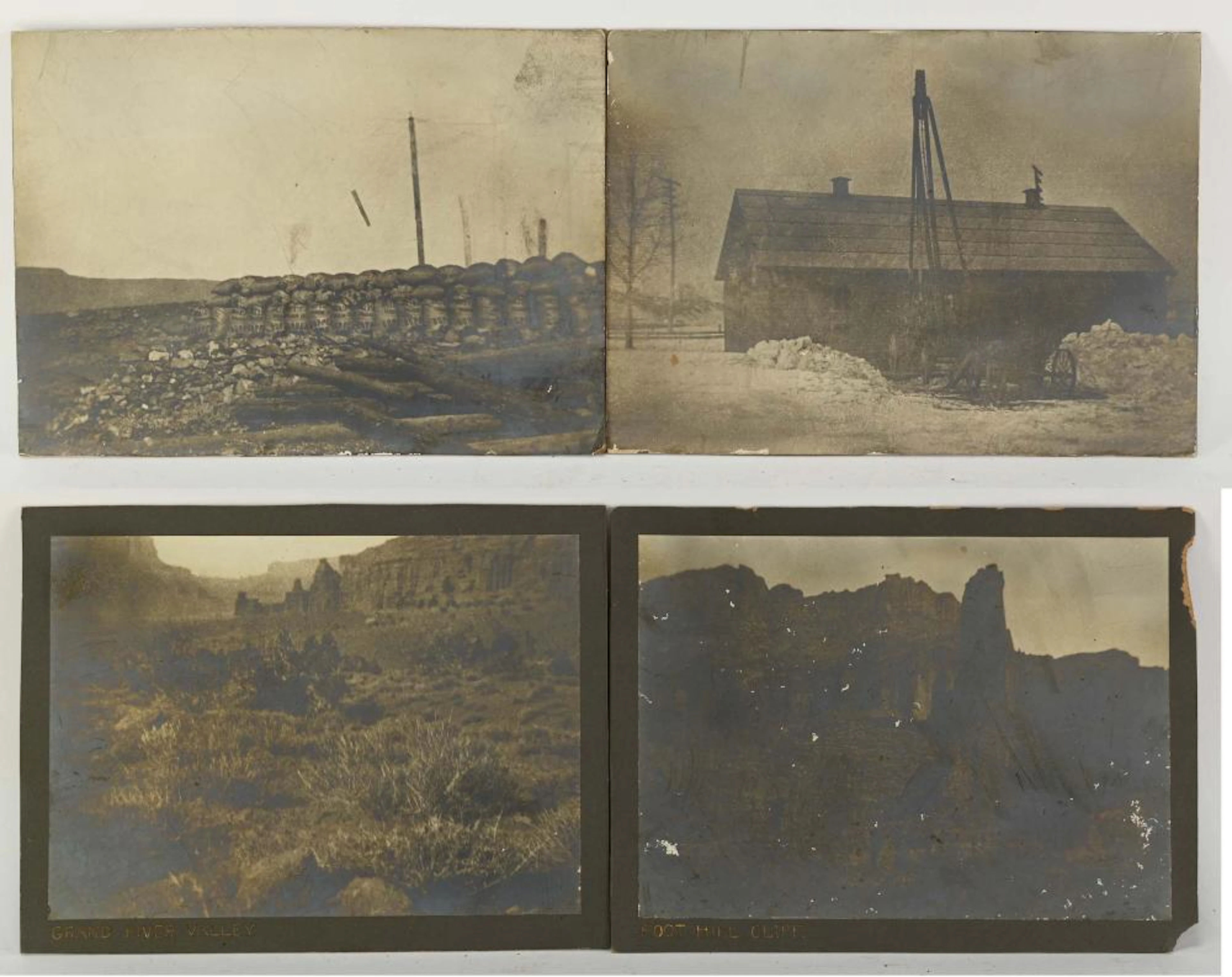 Ohio and Utah Radium Ore Mines Cabinet Photographs George Kunz