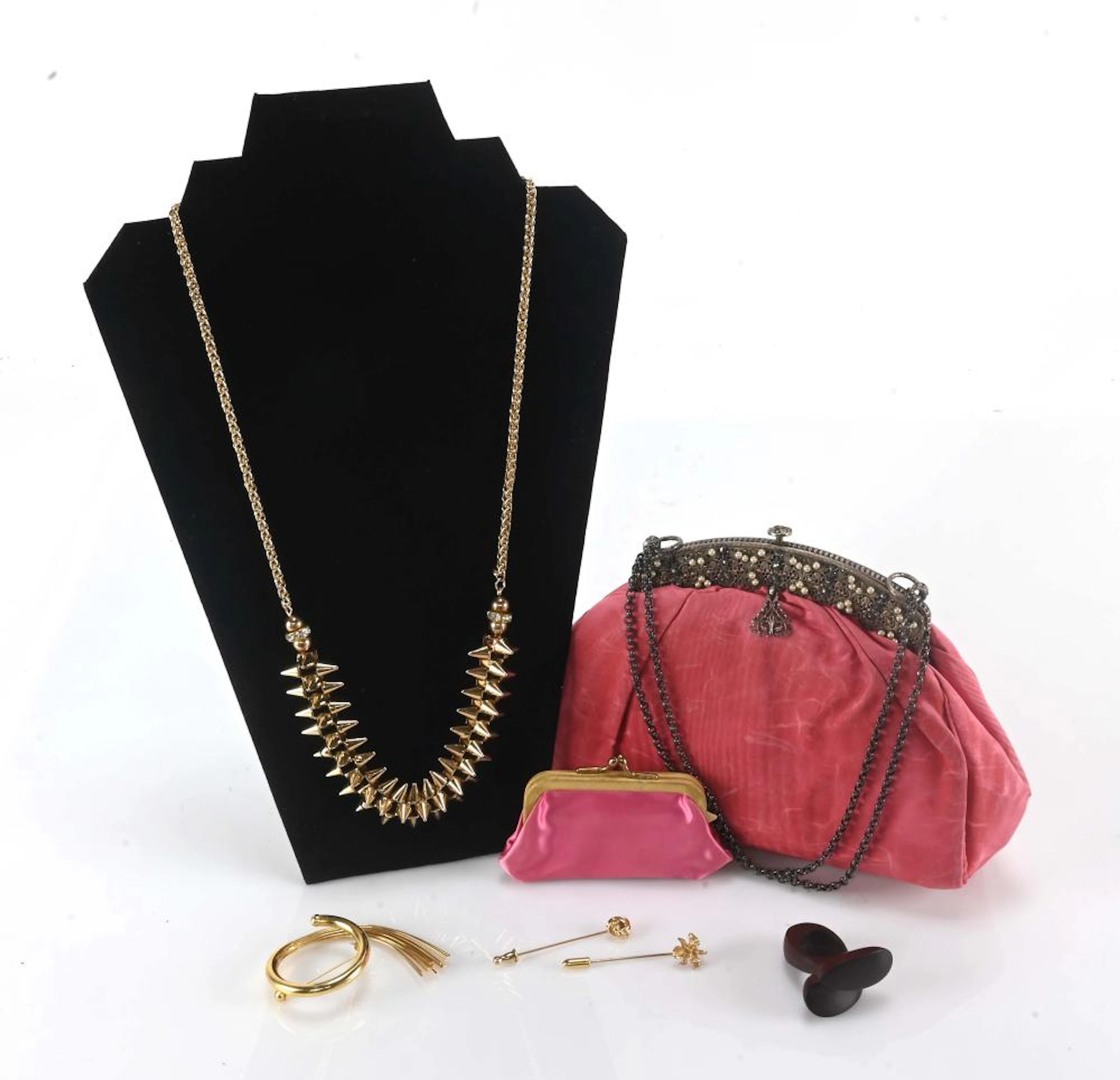 Vintage Designer Costume Jewelry Purse Collectio