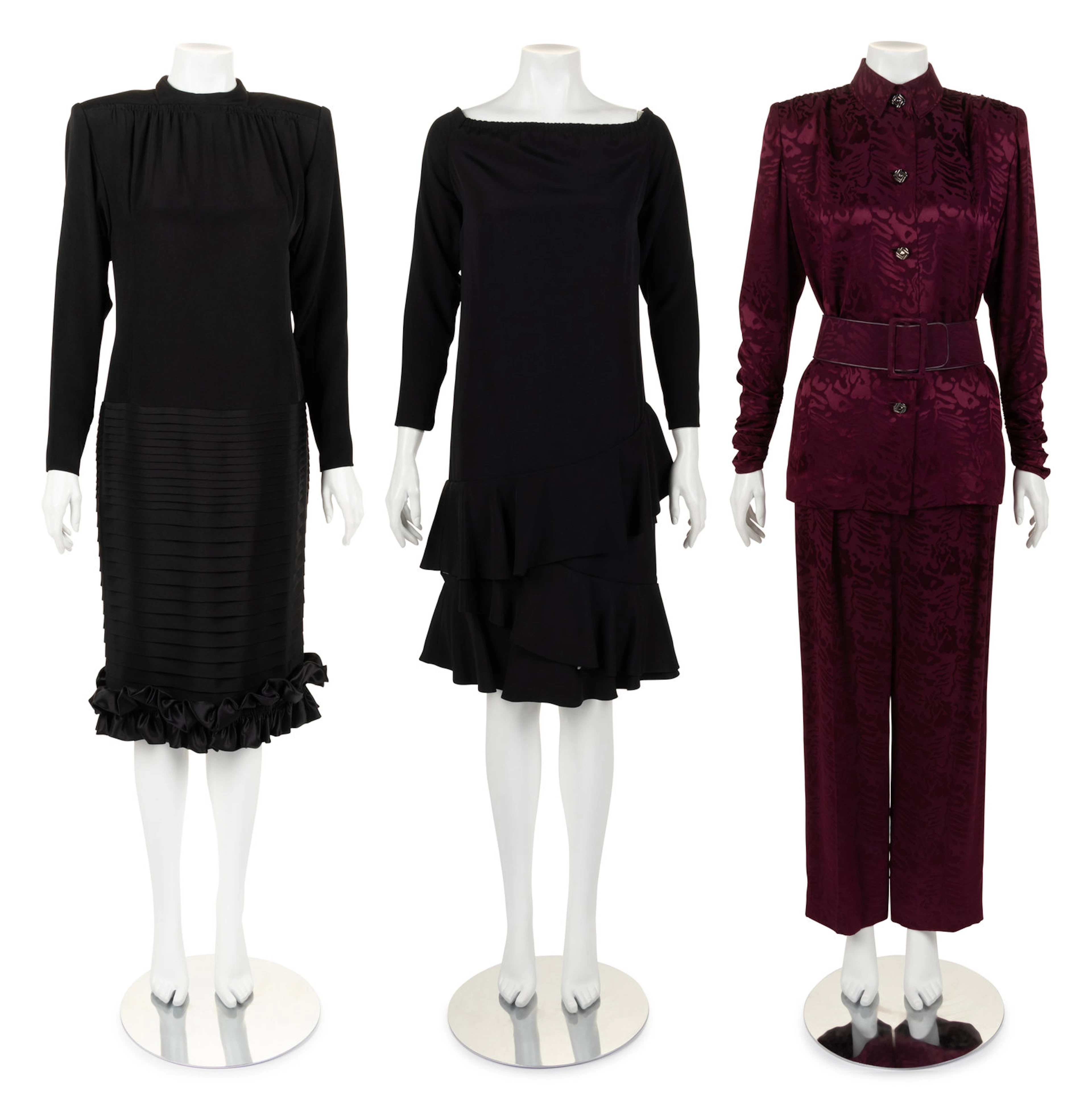 Three Galanos Ensembles, 1980s