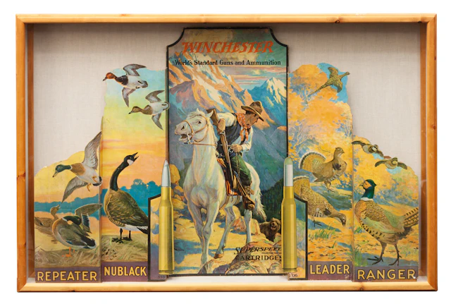 Winchester Ammunition Advertising Cardboard Display