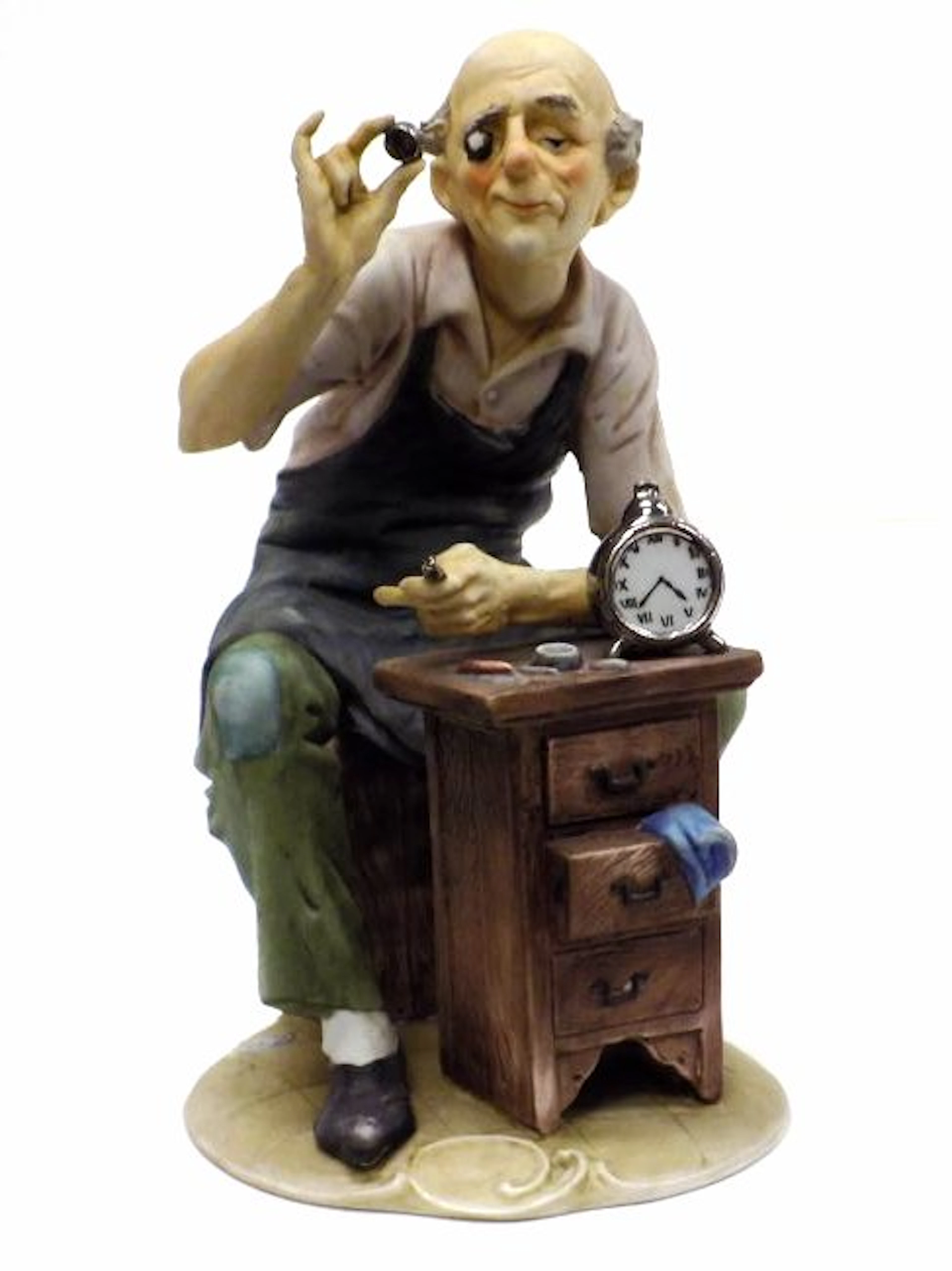 Benni - watchmaker bisque porcelain figure
