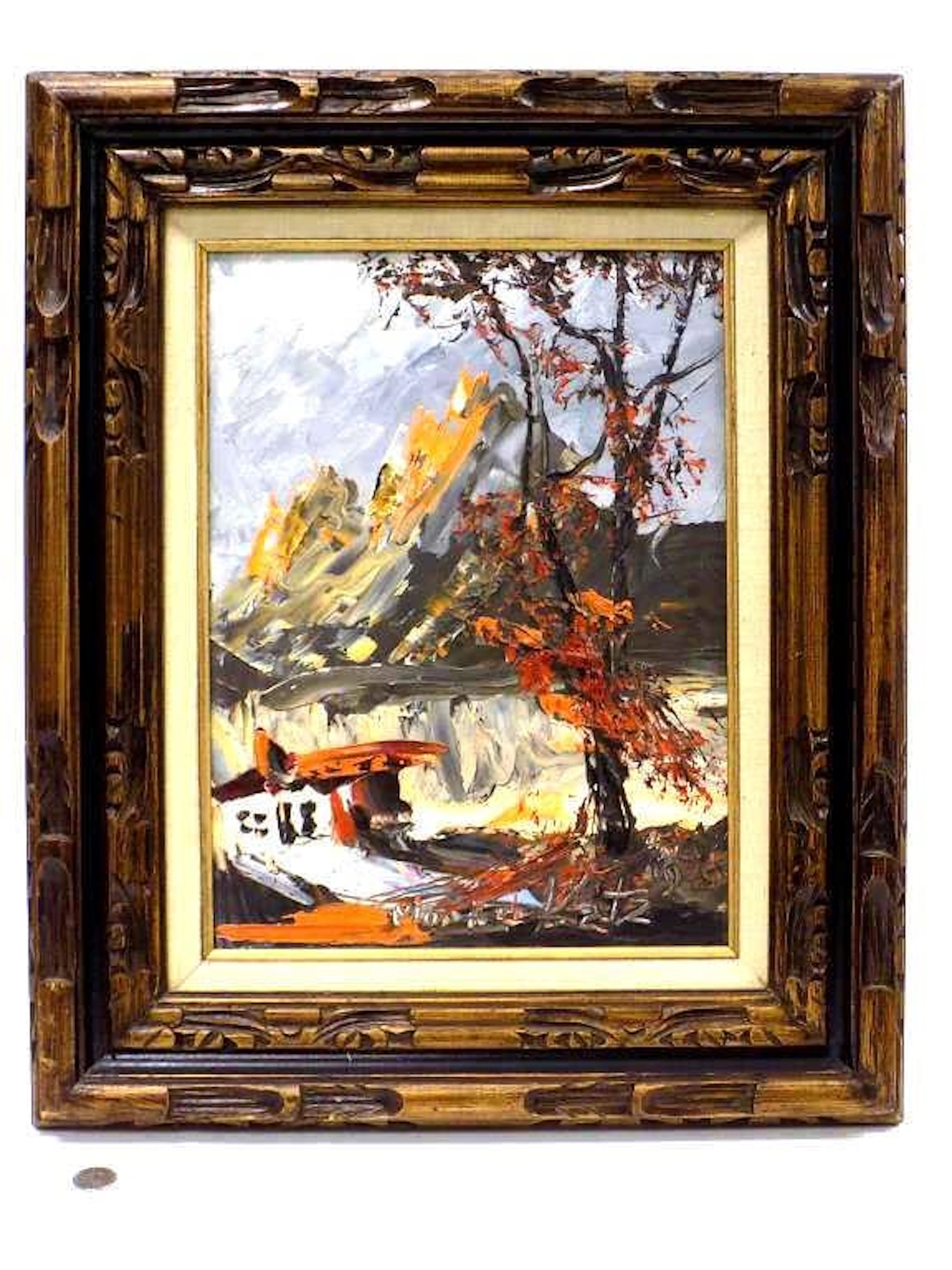 MORRIS KATZ - FALL CATSKILL MOUNTAINS PAINTING