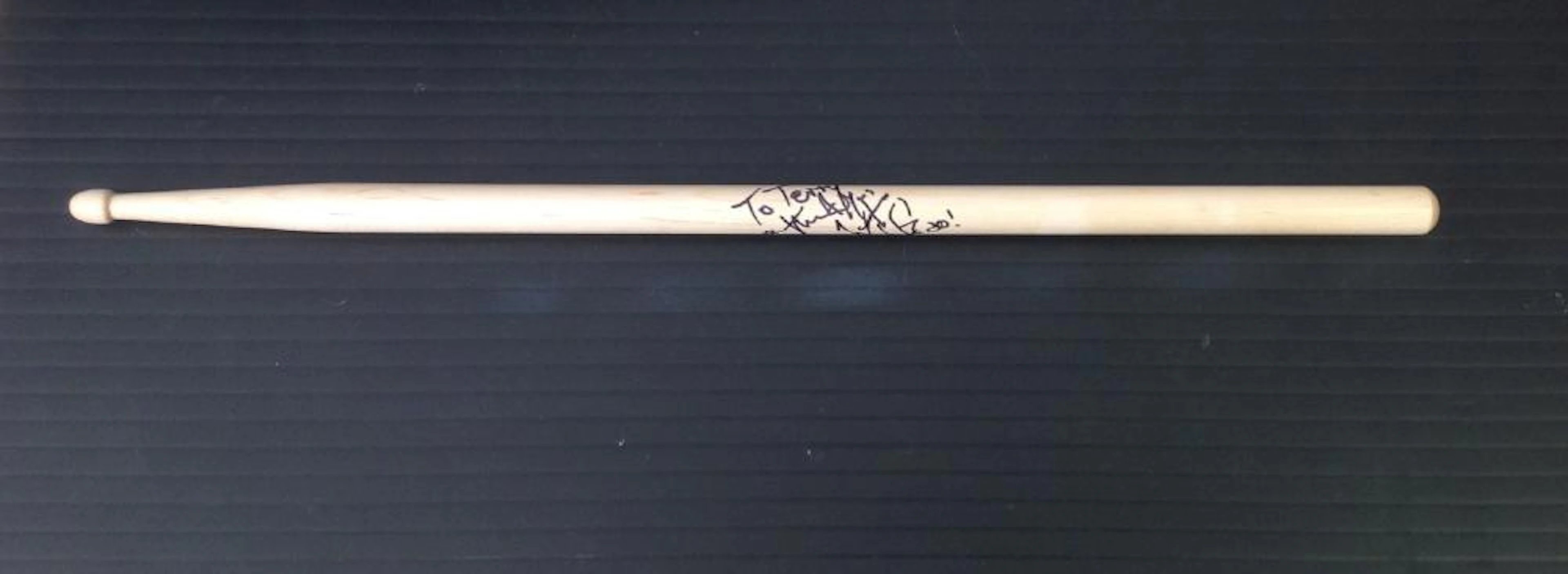 Charlie Watts signed drumstick Rolling Stones drummer