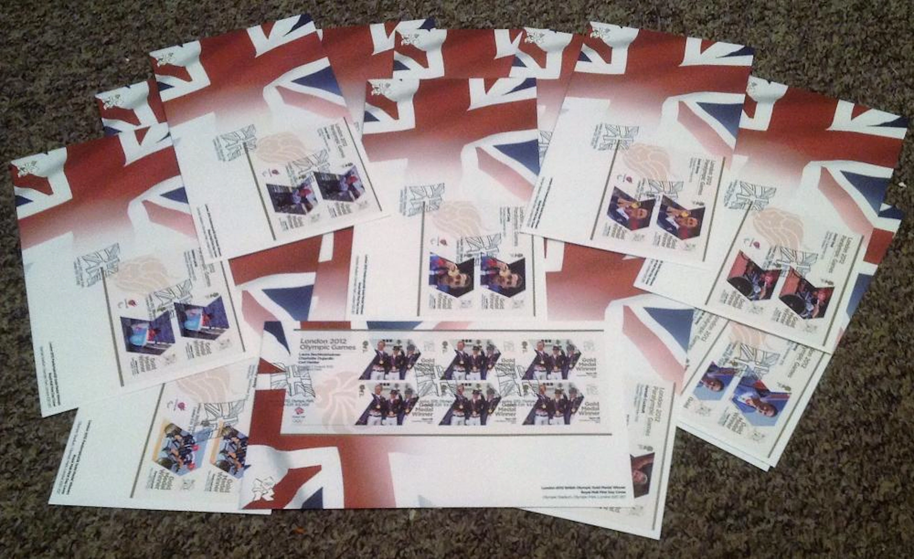 London 2012 Paralympic FDC collection 18 fantastic covers UNSIGNED featuring gold medallists from