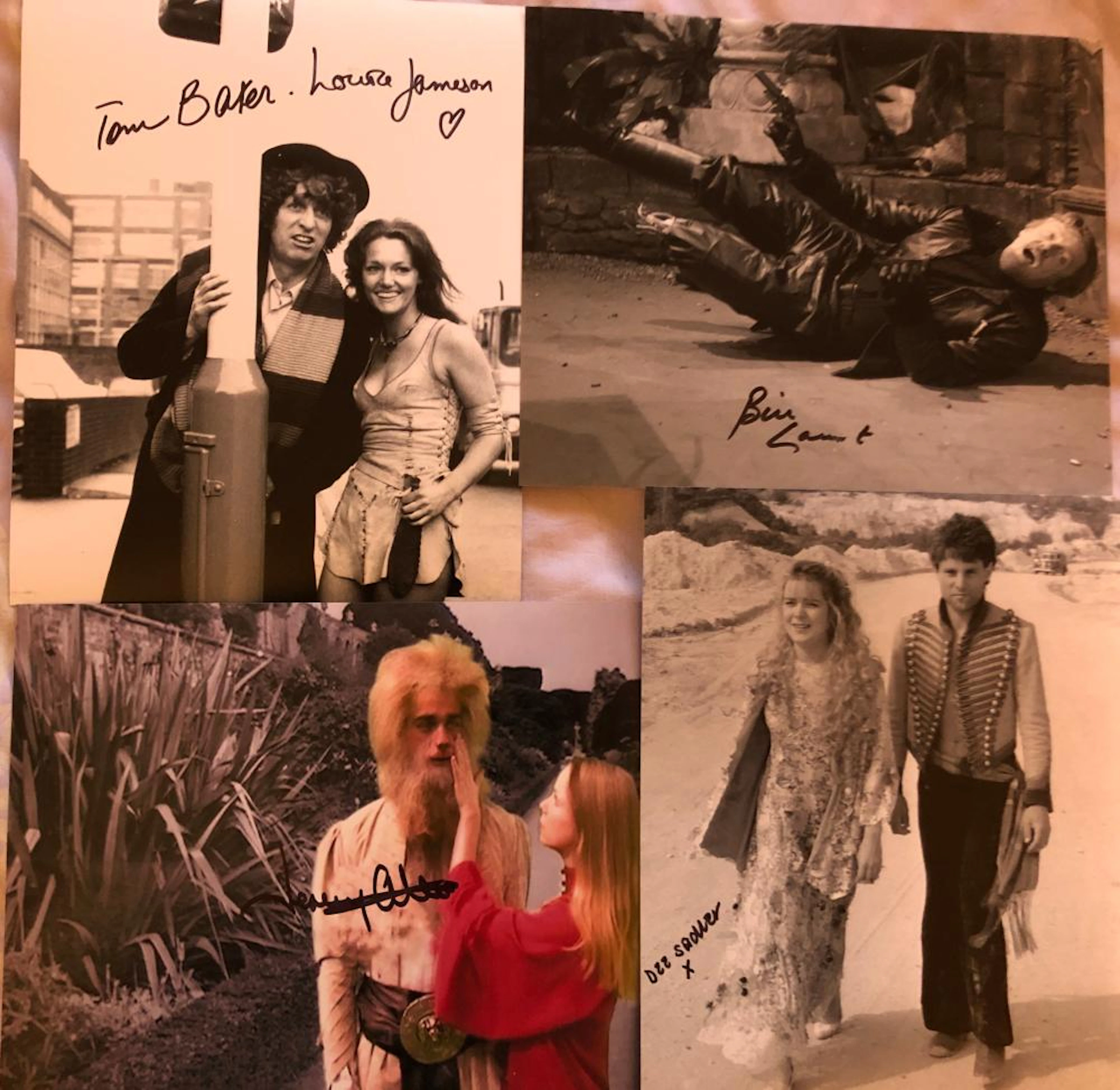Doctor Who Collection A Collection Of Eight 8x10 Inch Photos Each Signed By A Star Of Doctor Who