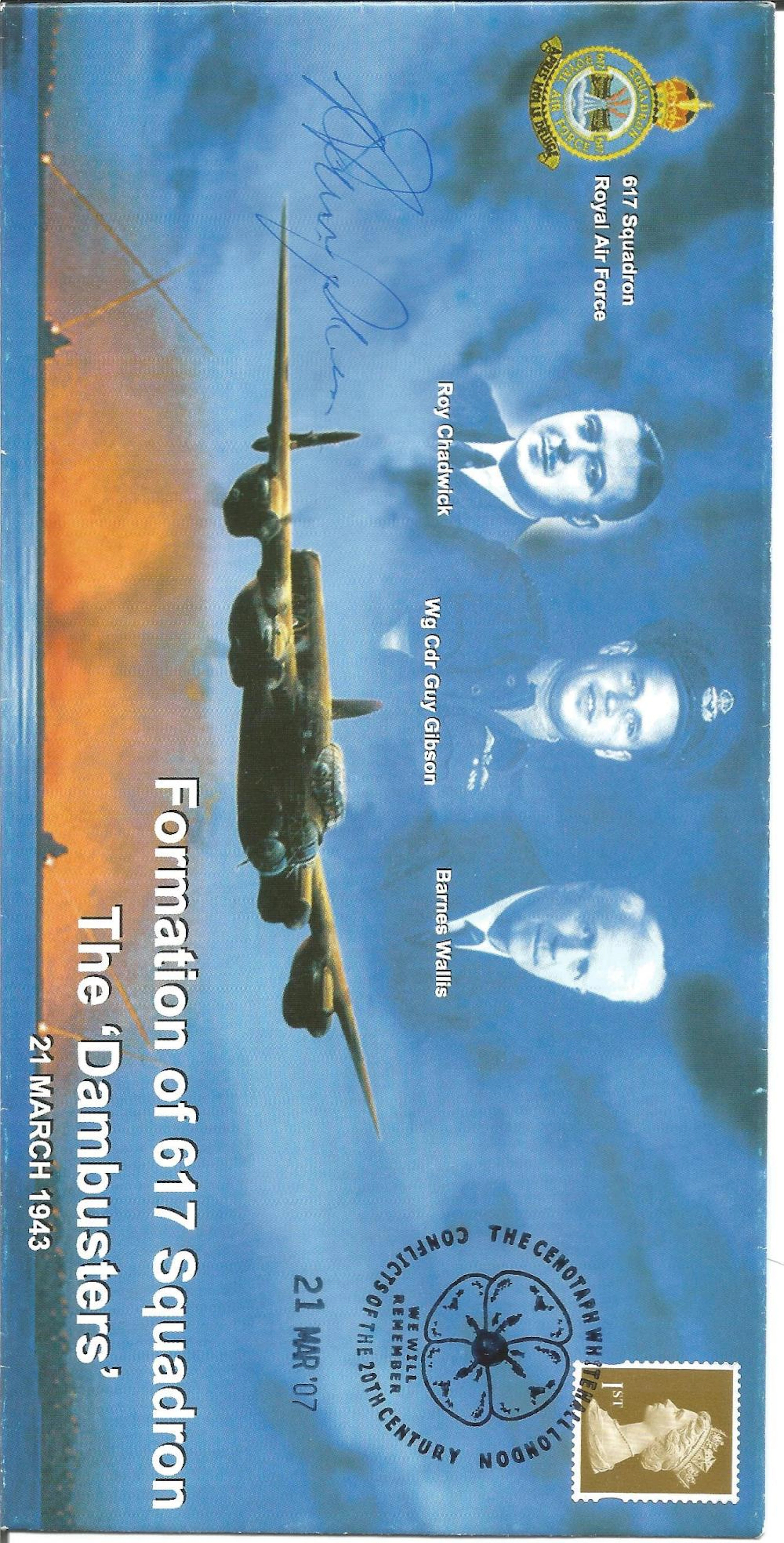 Formation of 617 Squadron 'The Dambusters', 21 March 1943. Cover design: In dark blue cloud