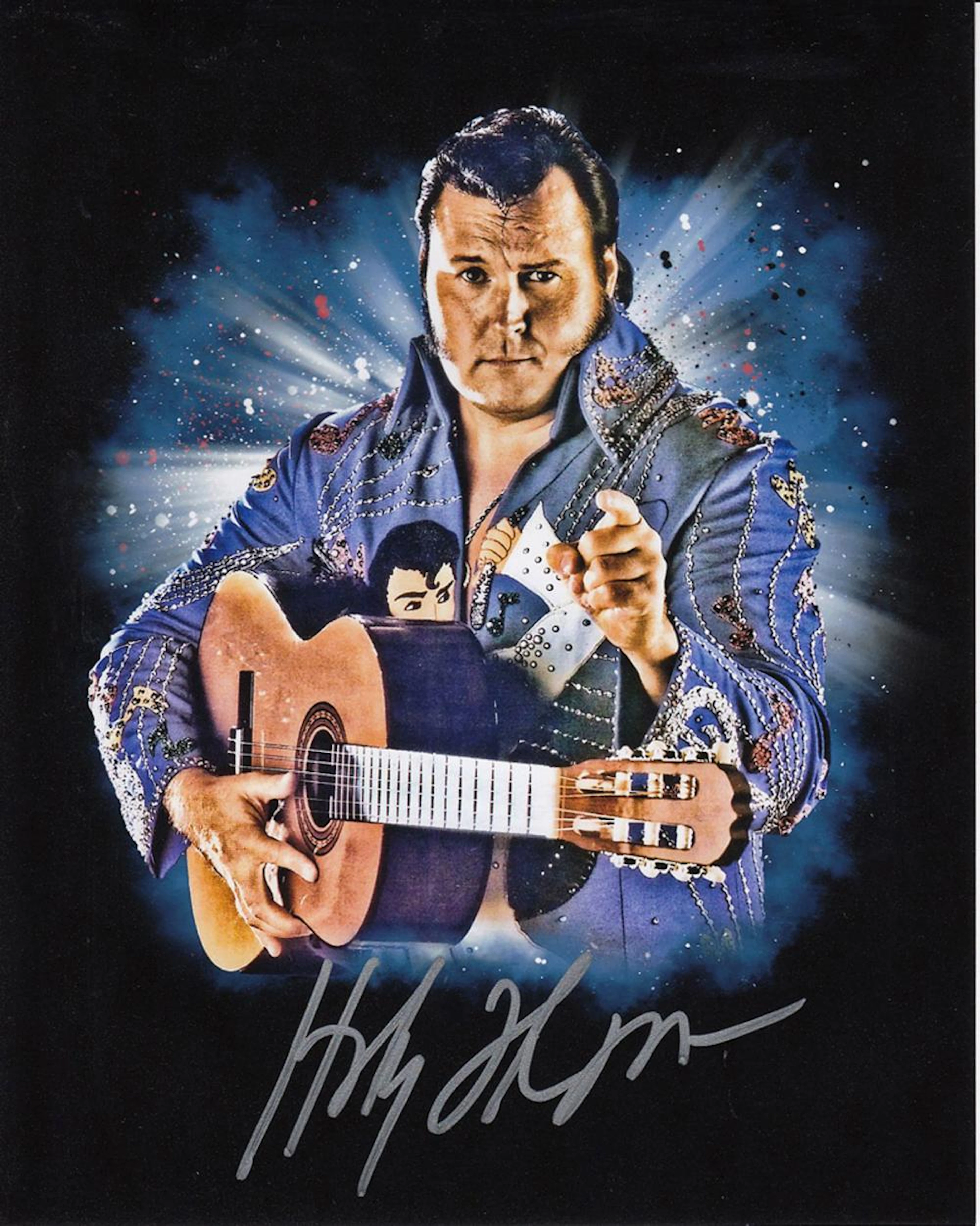 Blowout Sale! WWE WWF The Honky Tonk Man hand signed 10x8 photo. This beautiful hand-signed photo