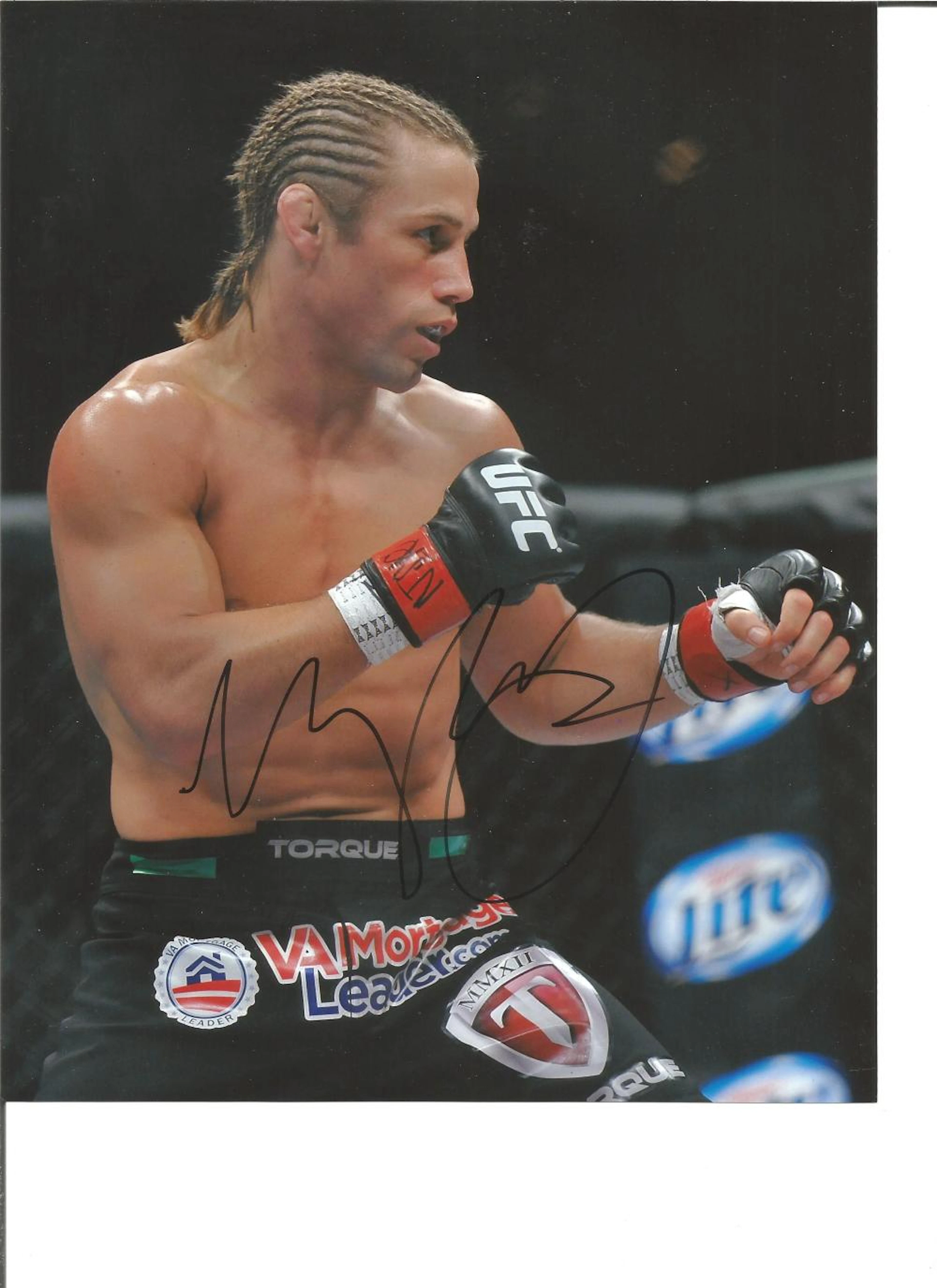 Blowout Sale! UFC Urijah Faber hand signed 10x8 photo. This beautiful hand-signed photo depicts