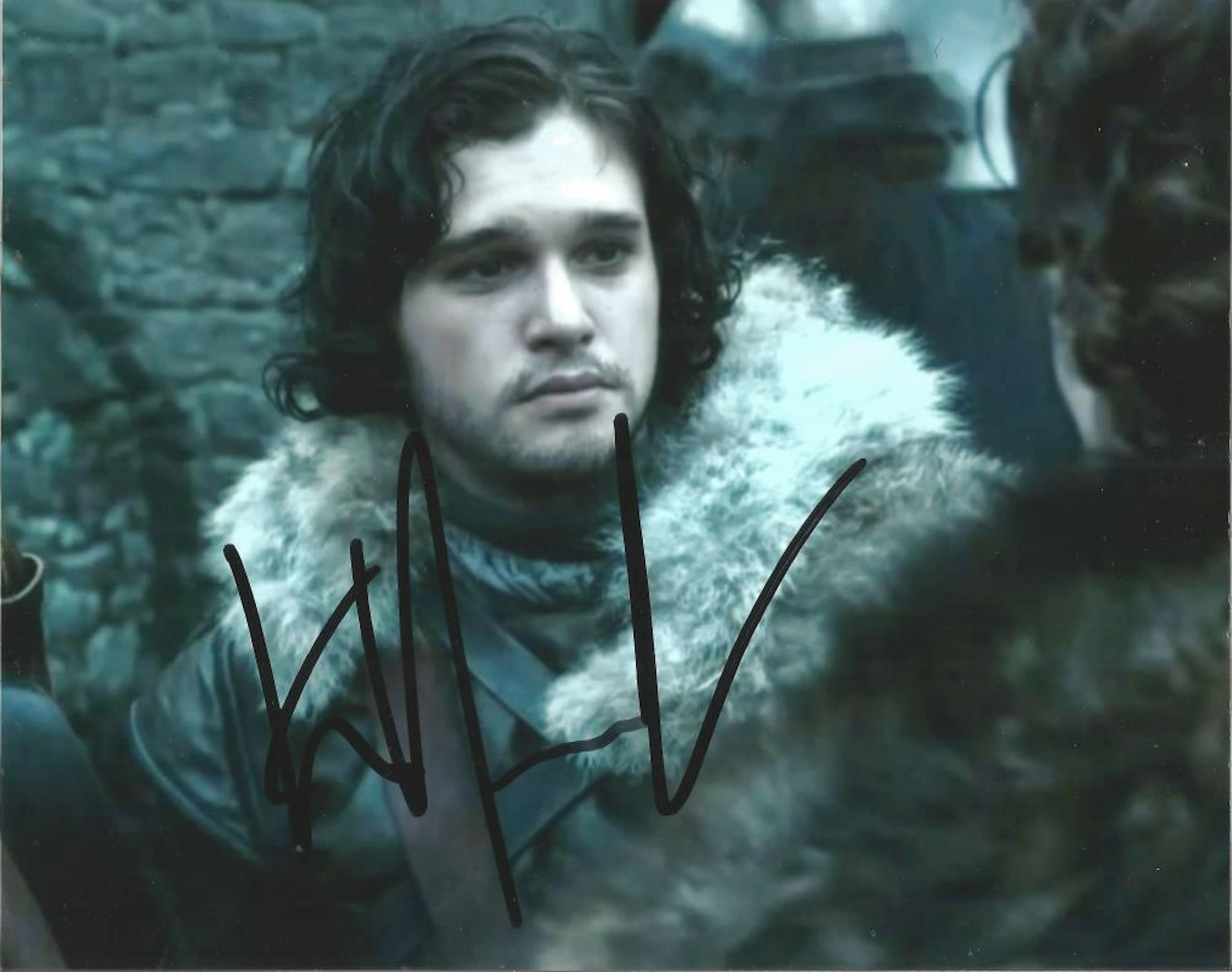 Game of Thrones Kit Harington signed 10x8 colour image. Image was taken during Kits role as Jon Snow