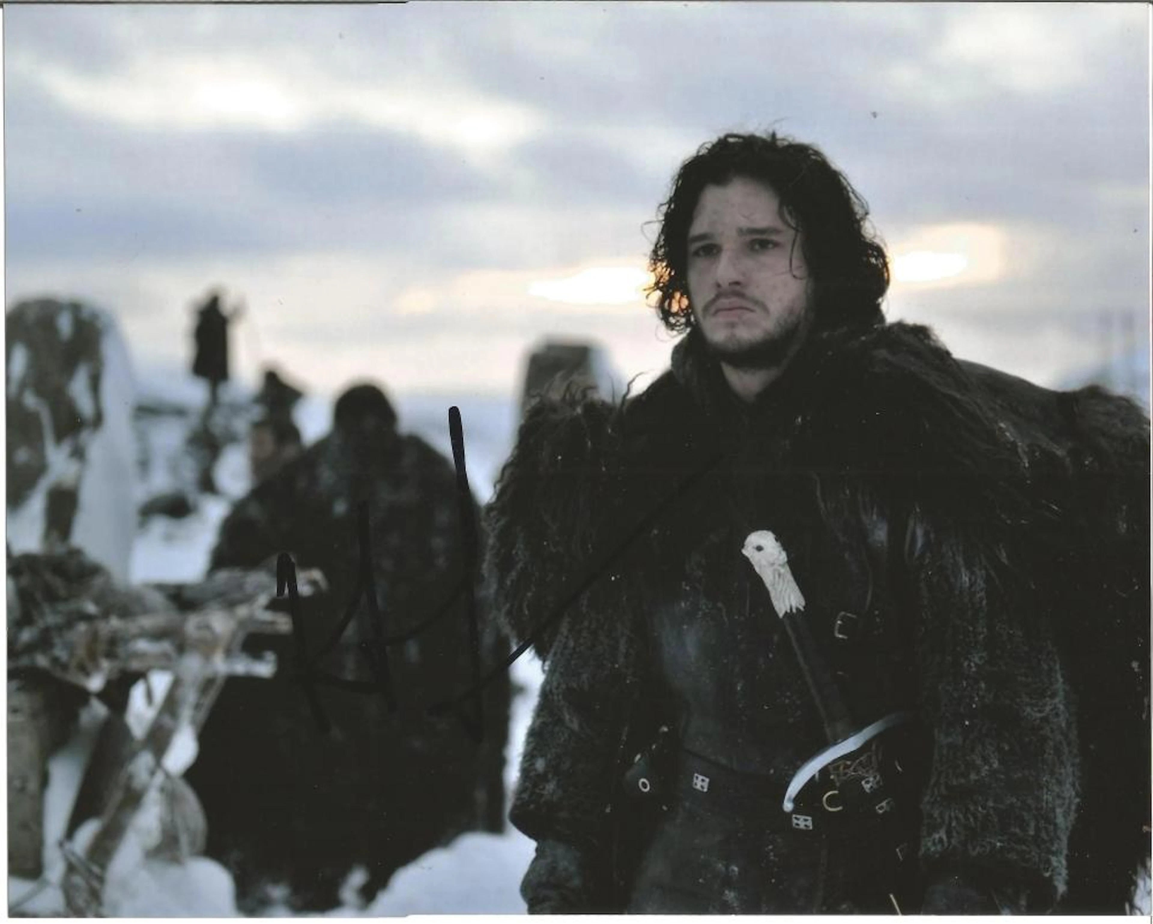 Game of Thrones Kit Harington signed 10x8 colour image. Image was taken during Kits role as Jon Snow