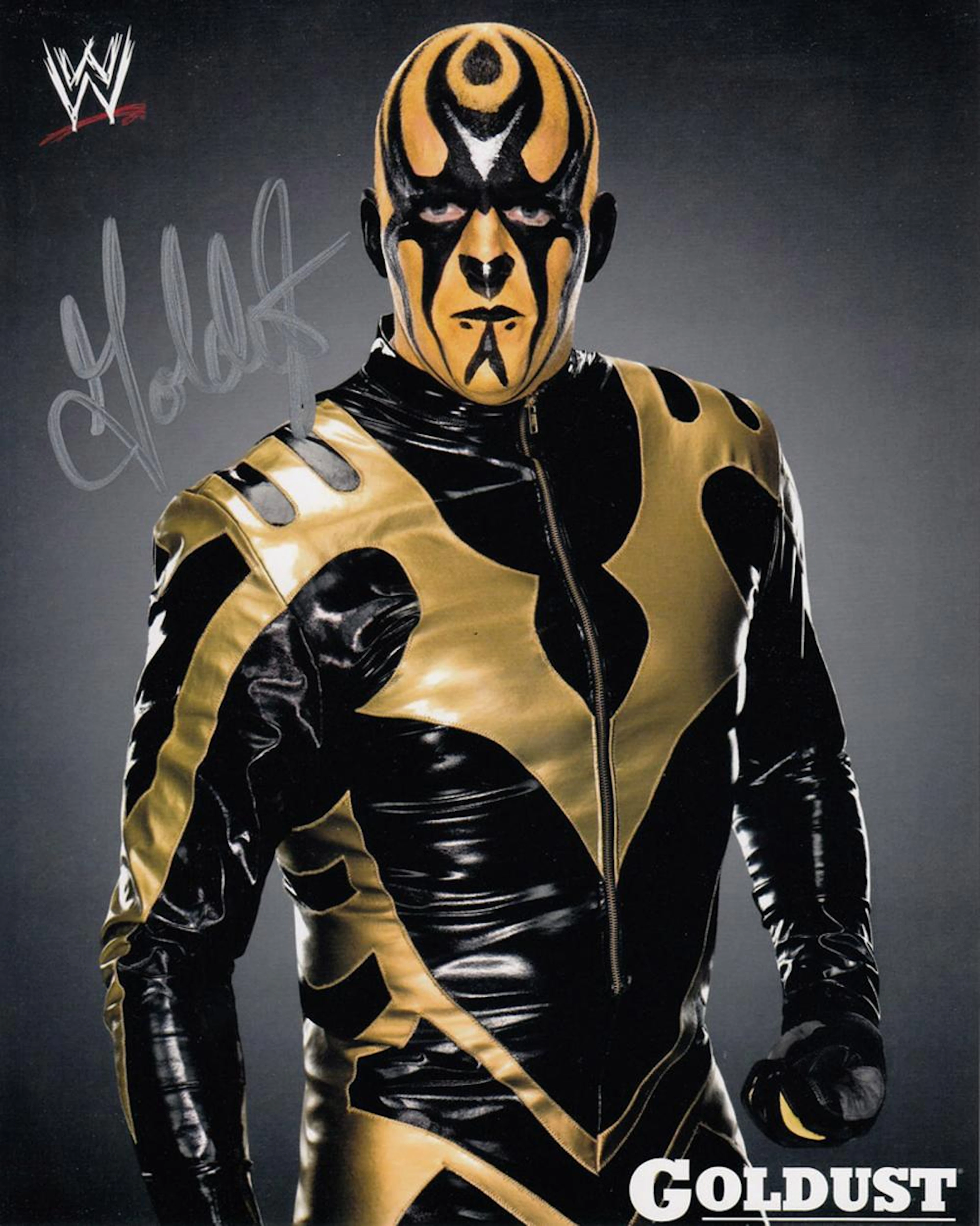 Blowout Sale! WWE Goldust hand signed 10x8 photo. This beautiful hand-signed photo depicts WWE