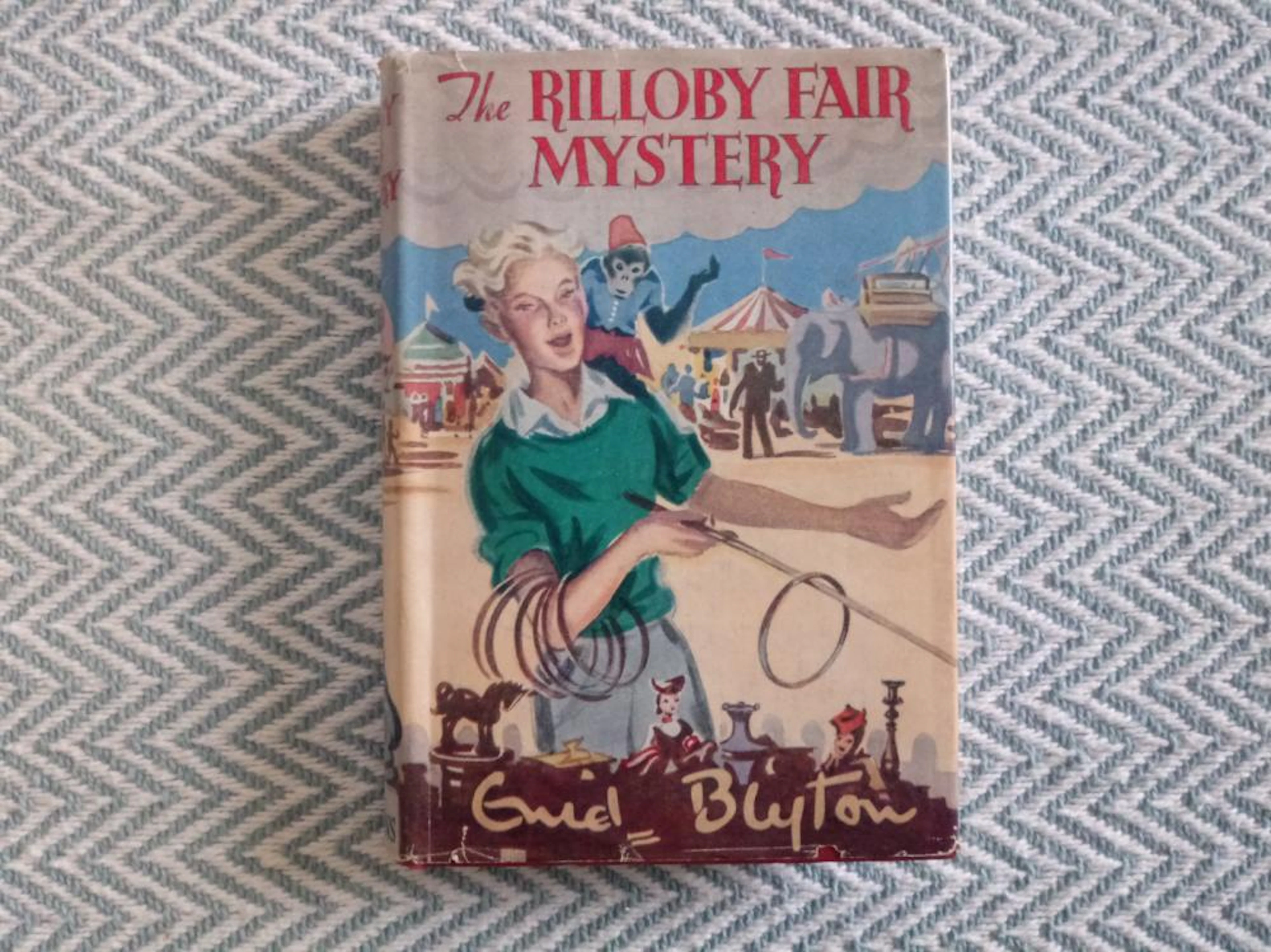The Rilloby Fair Mystery Hardback Book by Enid Blyton 2nd edition 1954 W.M Collins Sons & Co.