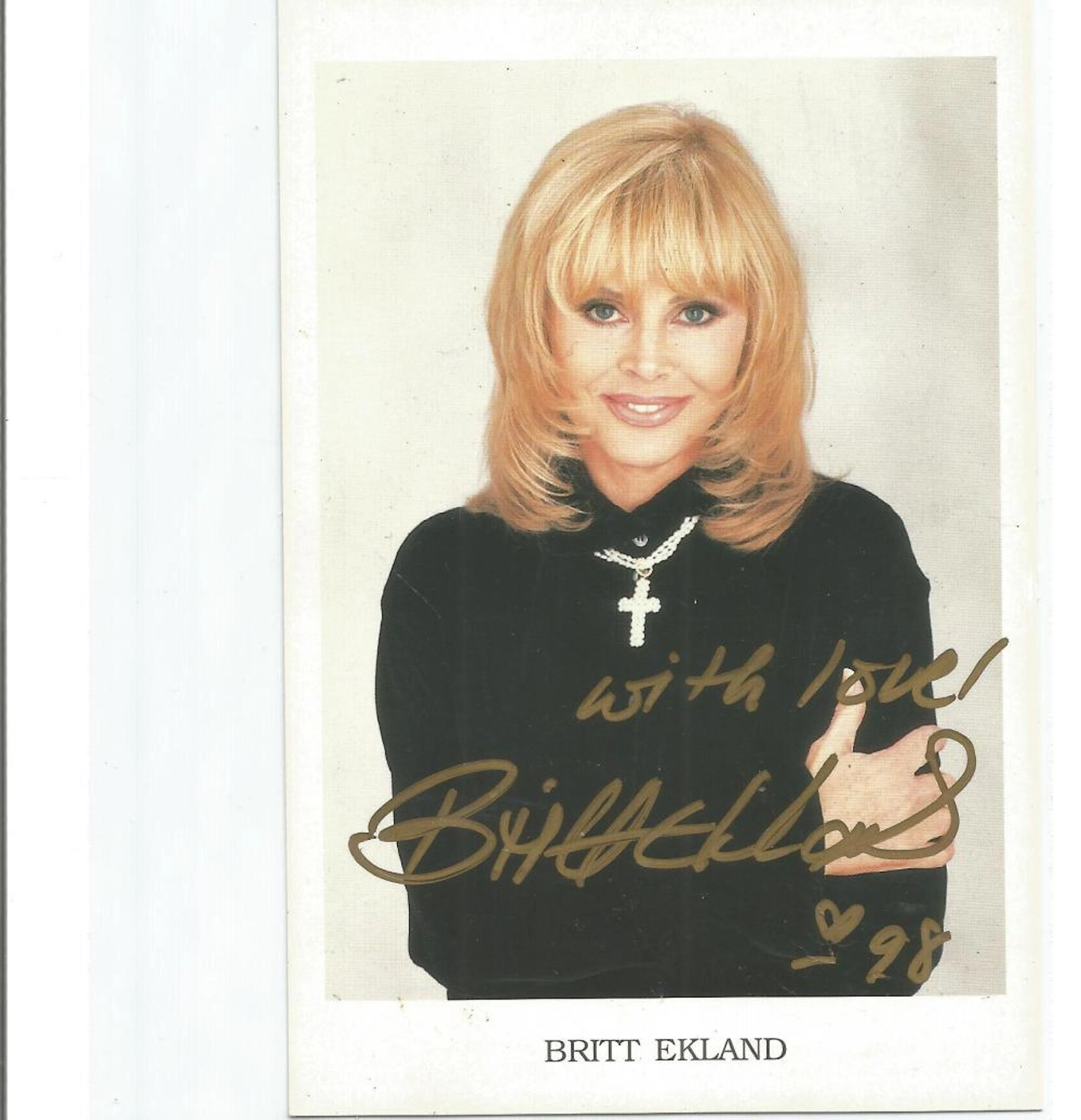 Britt Ekland (b.1942) Swedish actress and singer born BrittMarie Eklund. She appeared in numerous