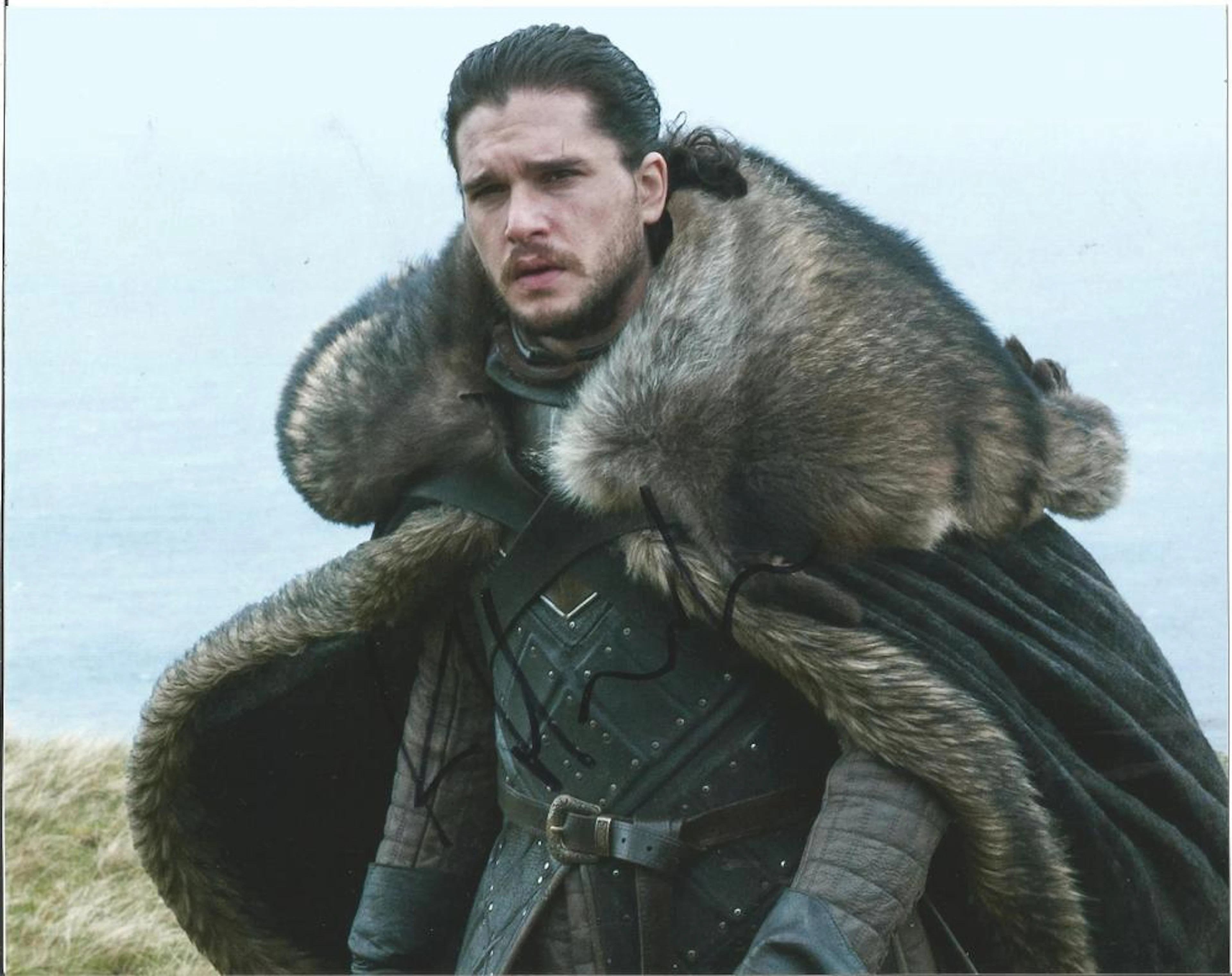 Game of thrones Kit Harrington signed 10x8 colour photo pictured in his role as Jon Snow.