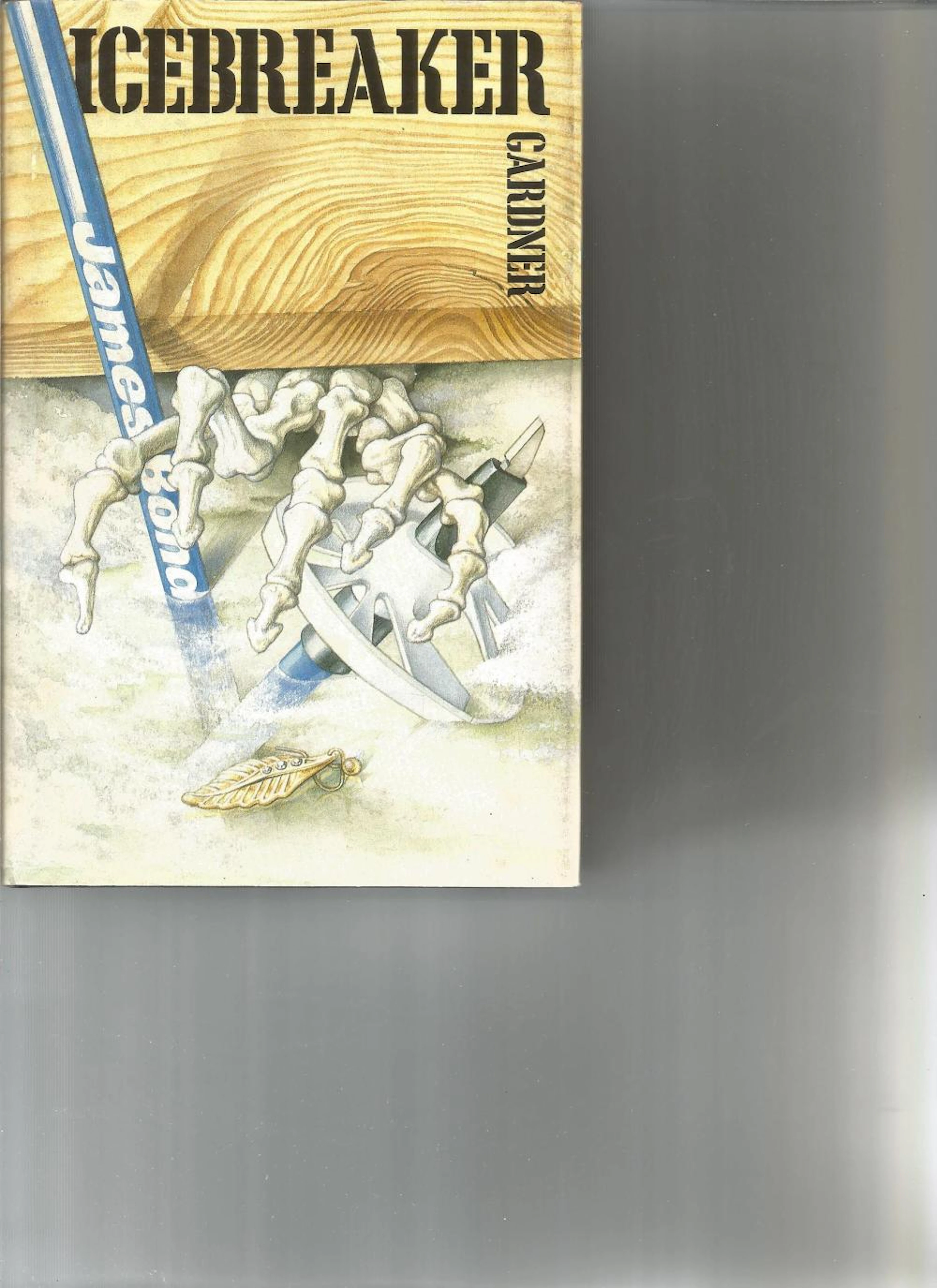 James Bond Icebreaker by John Gardner. Unsigned hardback book with dust jacket printed in 1983 in
