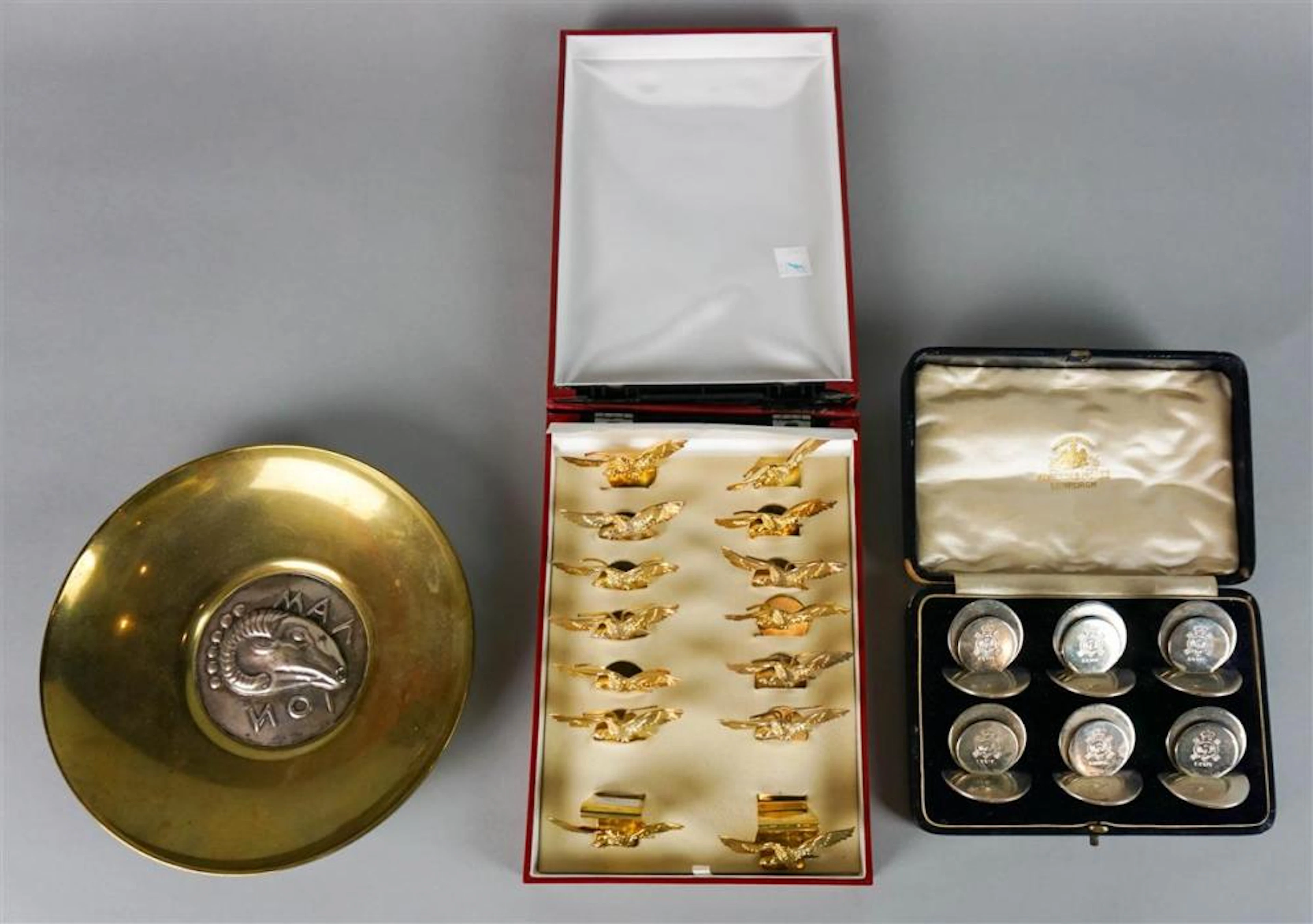 GROUP OF INTERNATIONAL SILVER TABLEWARES