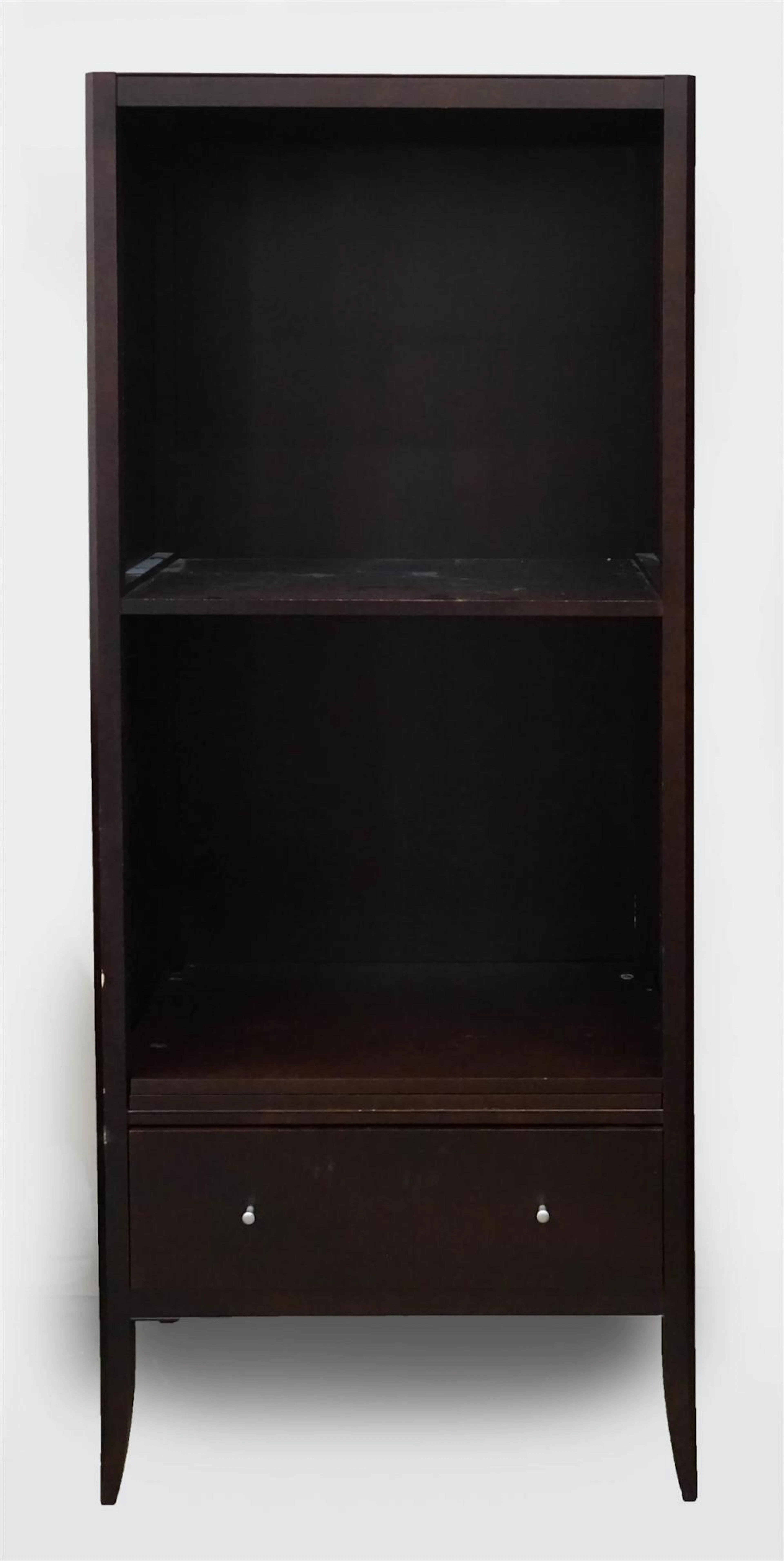 CRATE AND BARREL BOOKSHELF