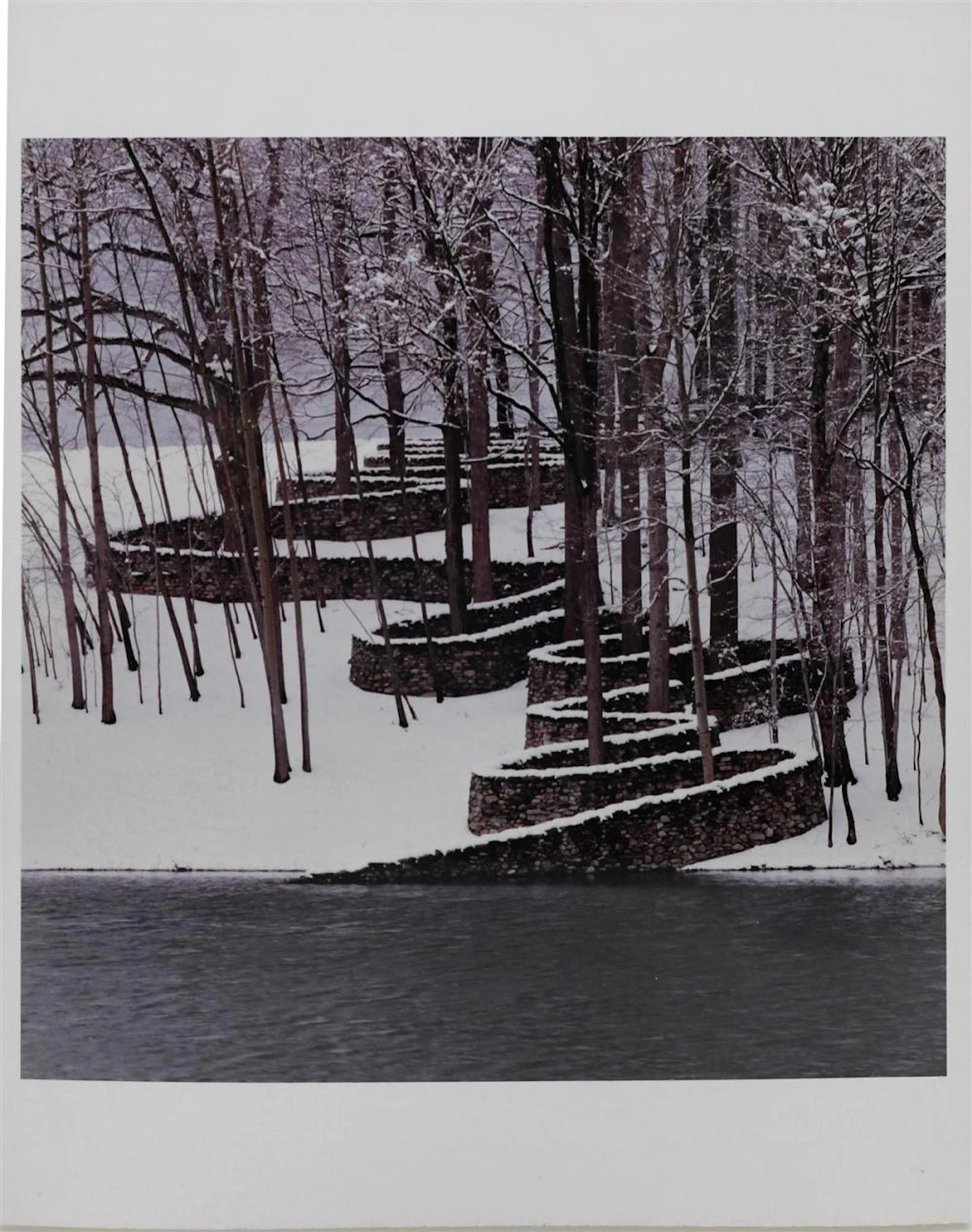 JERRY L. THOMPSON (AMERICAN, 20TH CENTURY) STORM KING WALL BY ANDY GOLDSWORTHY, 1997-1998 C-print: 8 x 8 3/4 in.