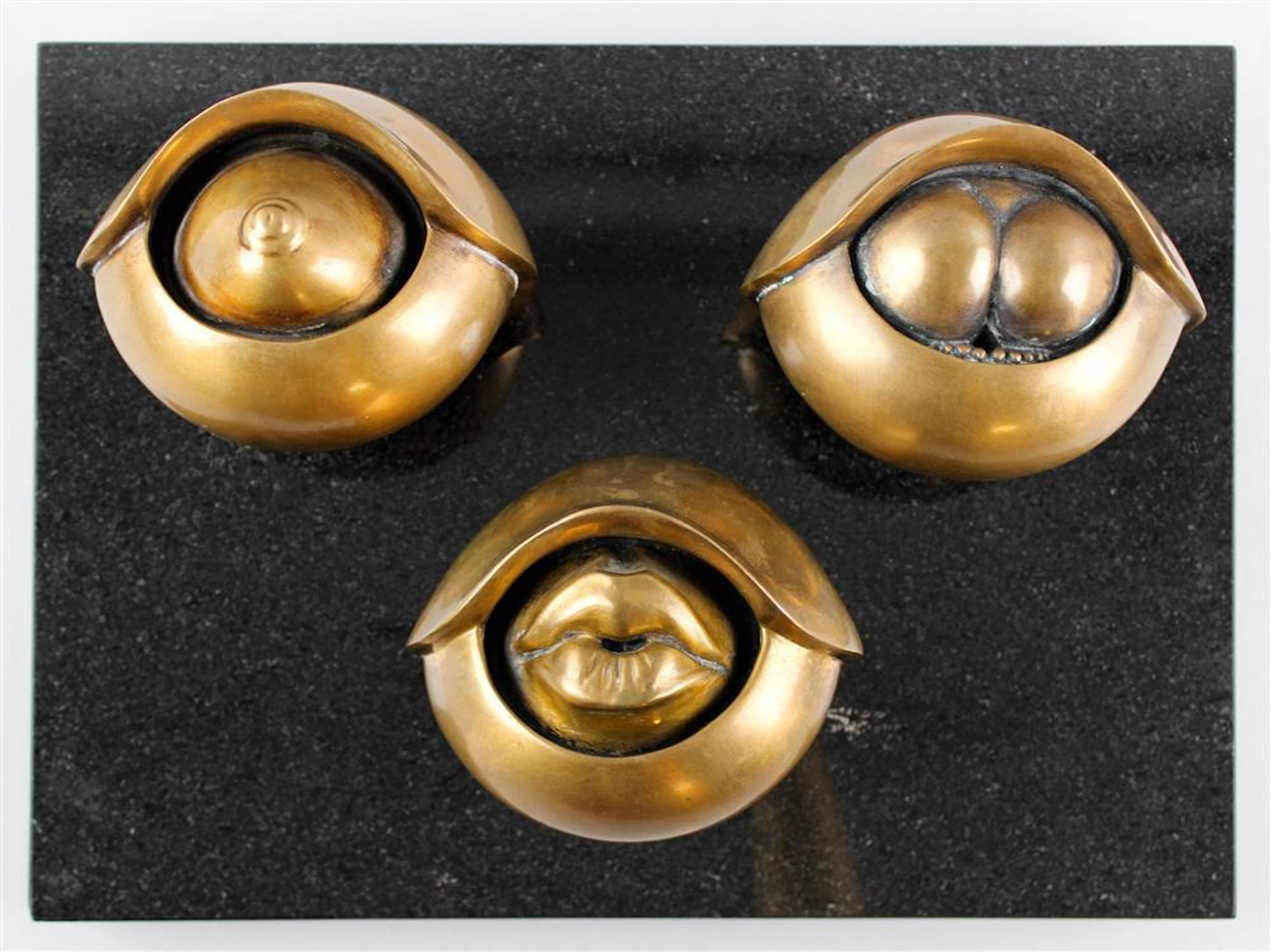 BIRGITTA ARA (SWEDISH, 20TH CENTURY), FAITH, HOPE AND LOVE: THREE BRONZE SCULPTURES