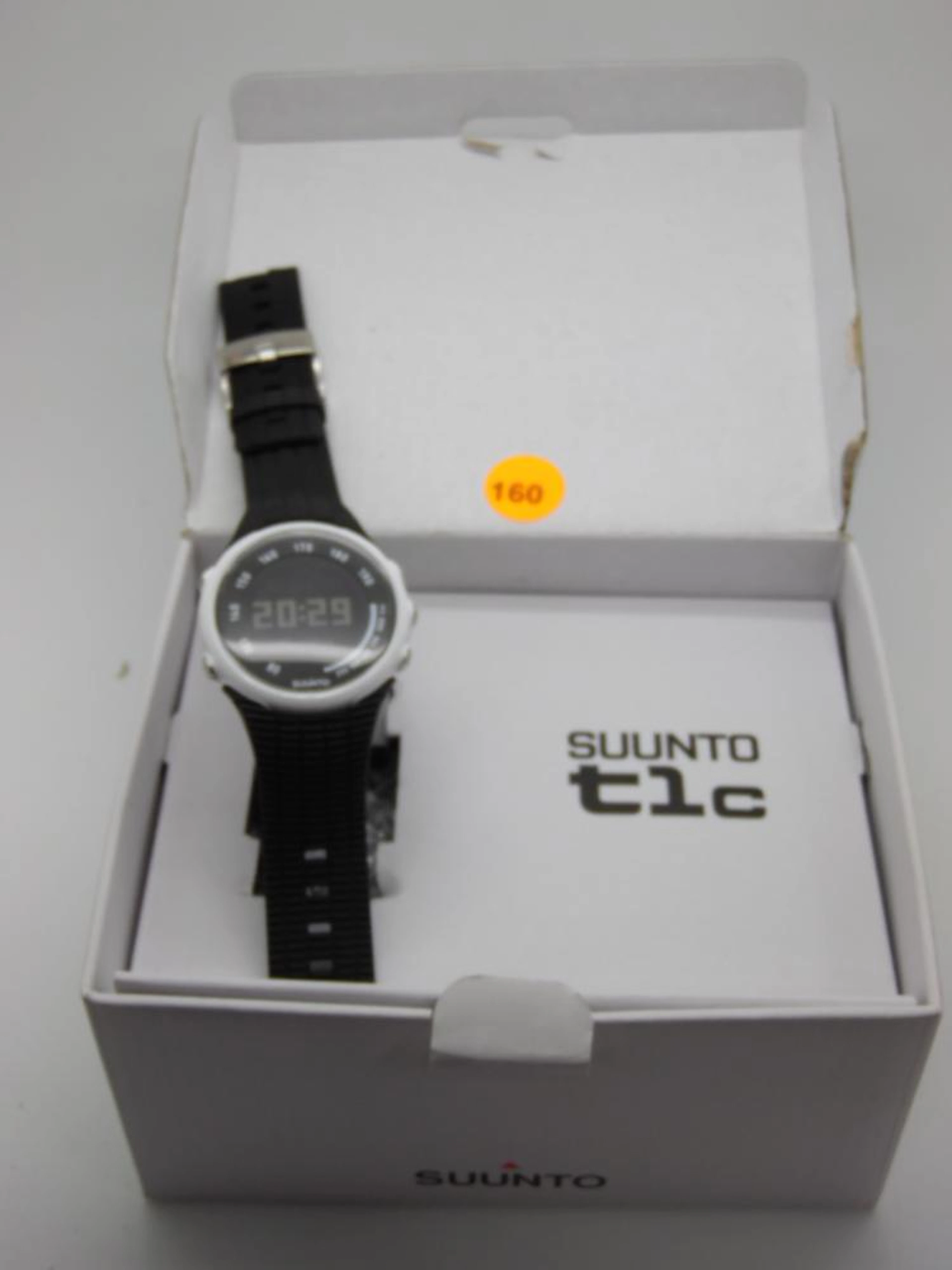 SUUNTO T1c WATCH & HEART RATE MONITOR WITH ORIGINAL BOXES - BAND IS BROKEN