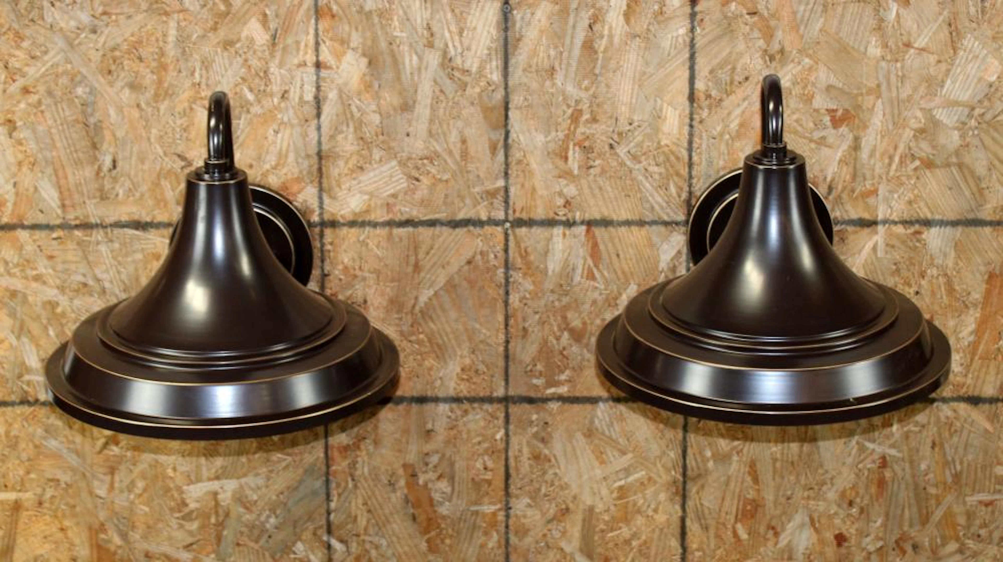 Pair of Industrial style metal sconces