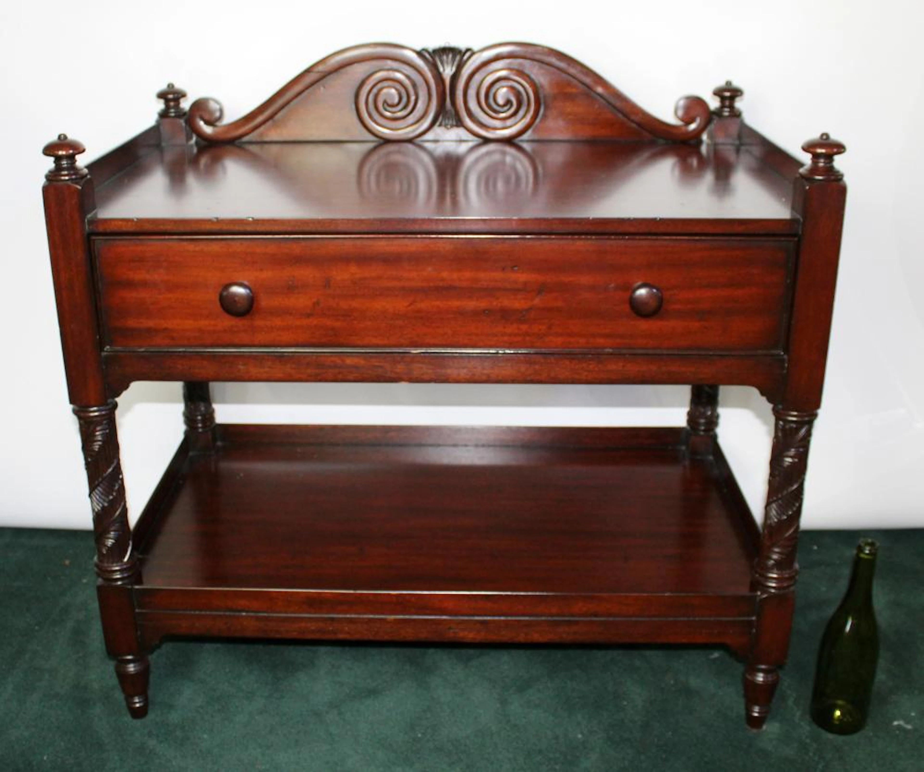 Ralph Lauren mahogany tiered server