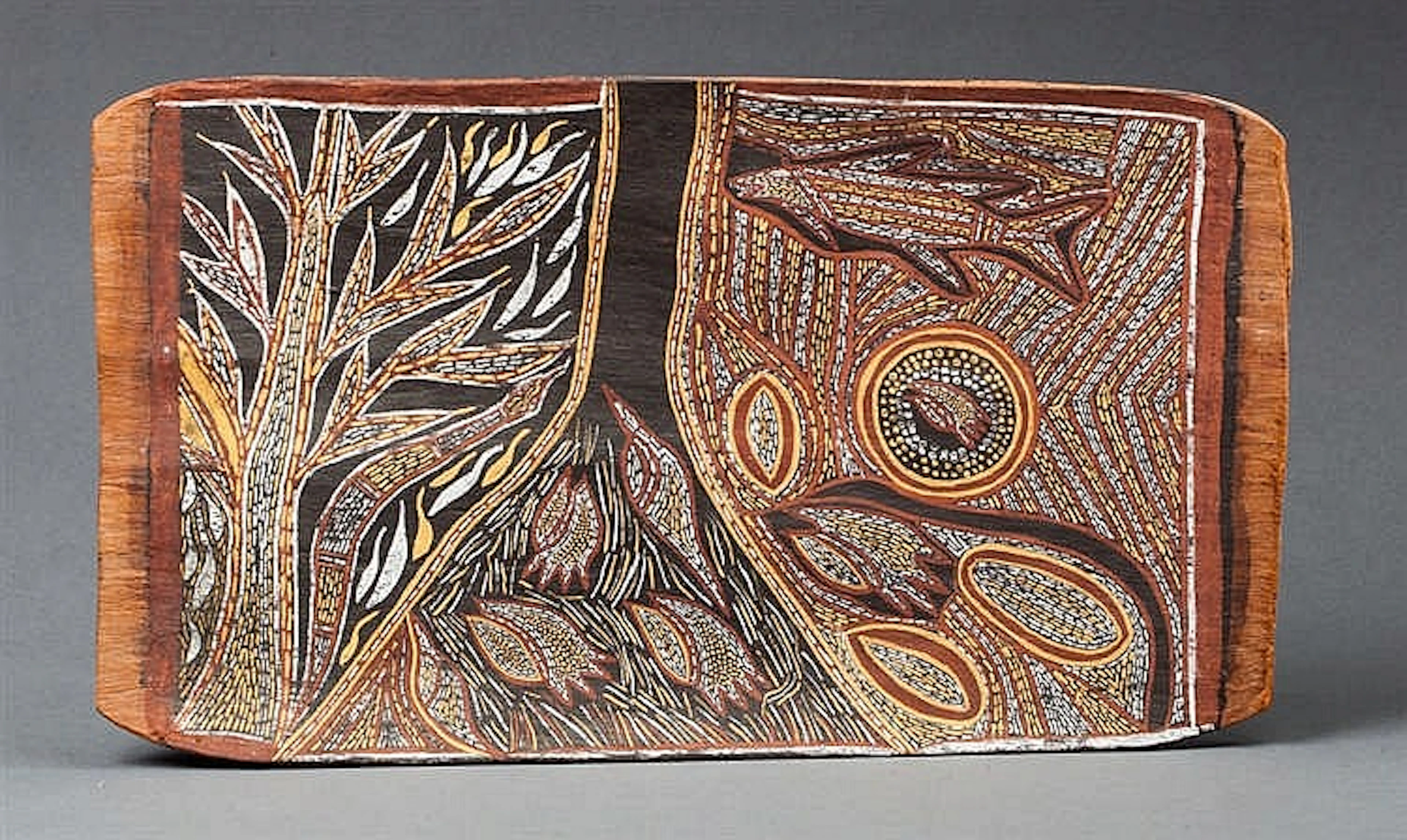 NANIGULAGUMA BARA WURRABADADALUMBA. Bark Painting