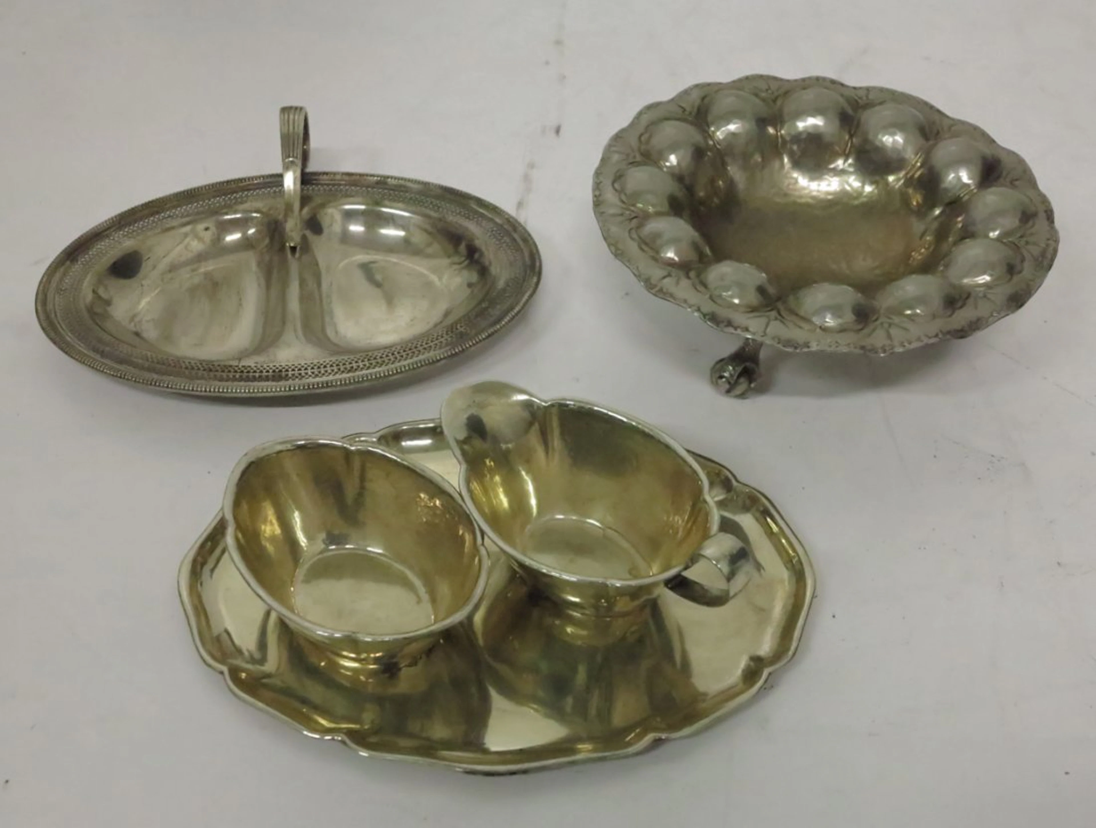 5 Piece Sterling silver trays/ bowls