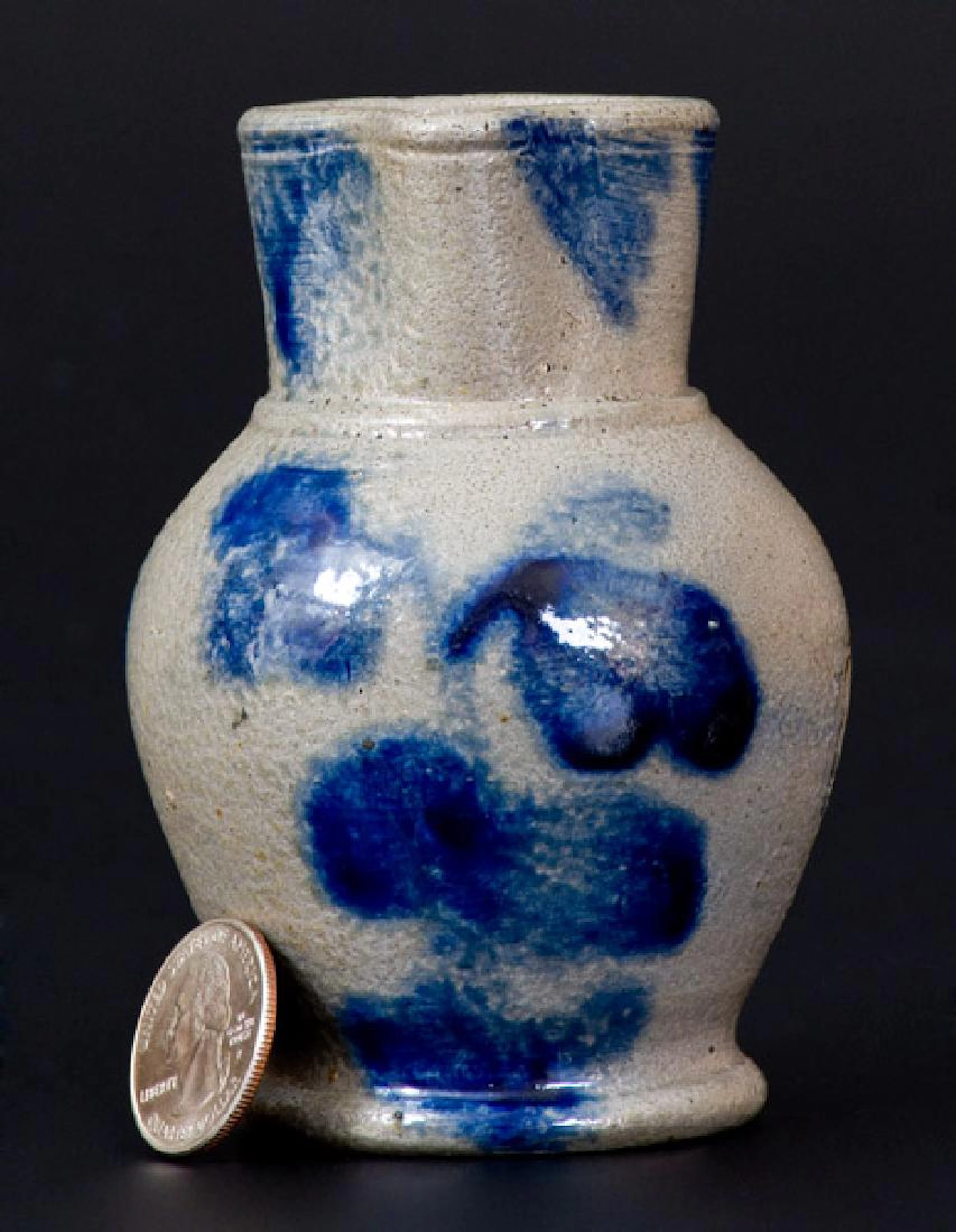 Fine Miniature Remmey, Philadelphia Stoneware Pitcher