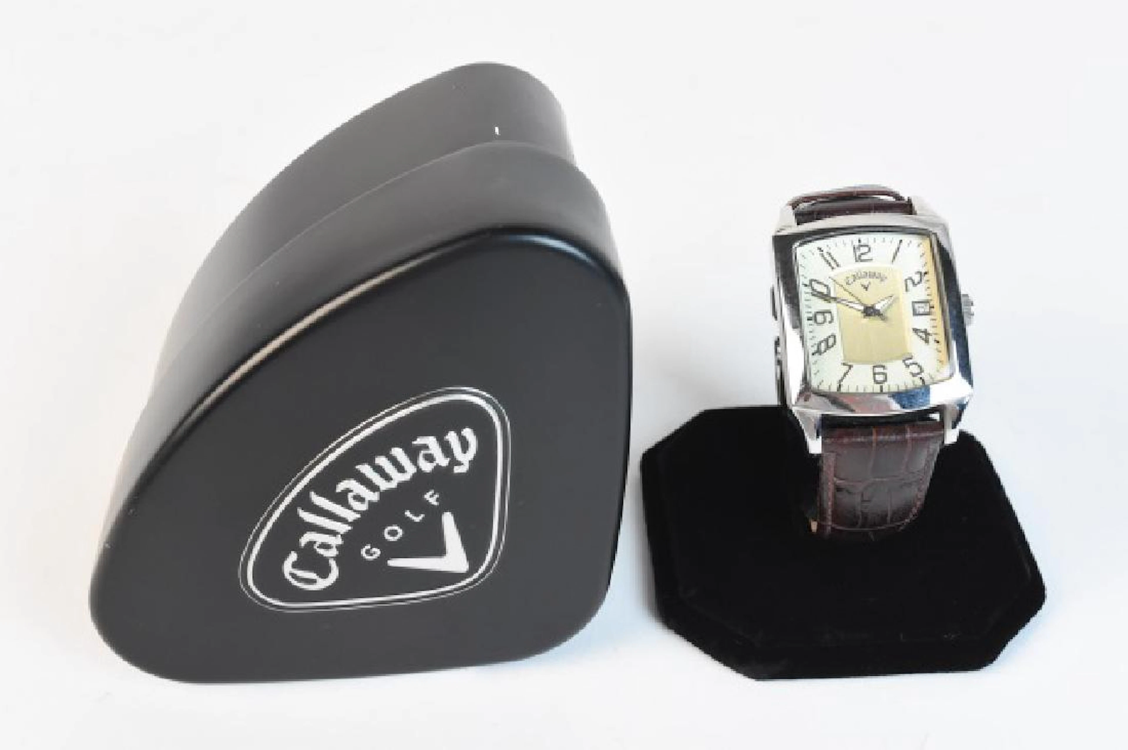 Men's Callaway Leather Band Wrist Watch