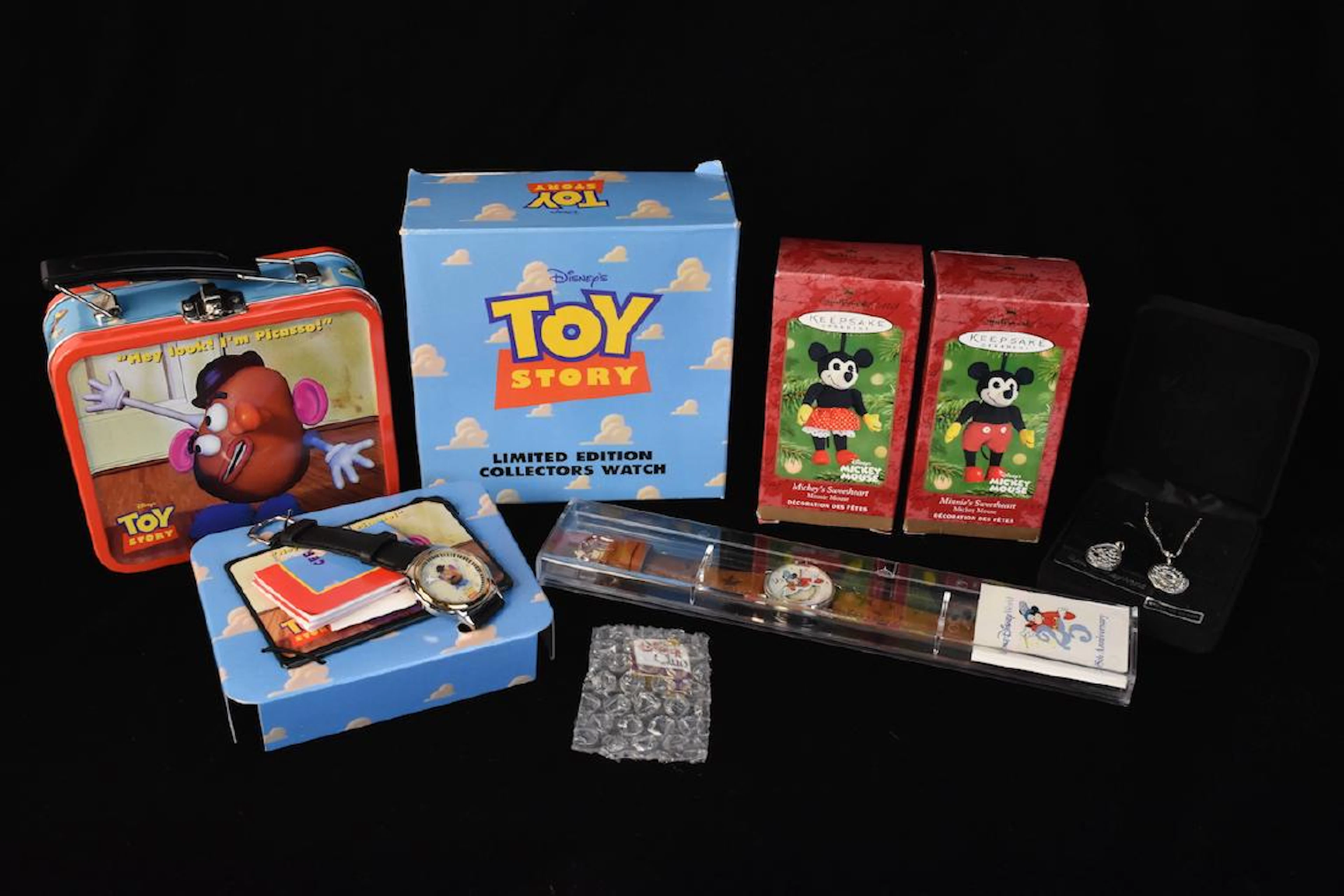 Disney Collection; Watch, Ornaments, Jewelry