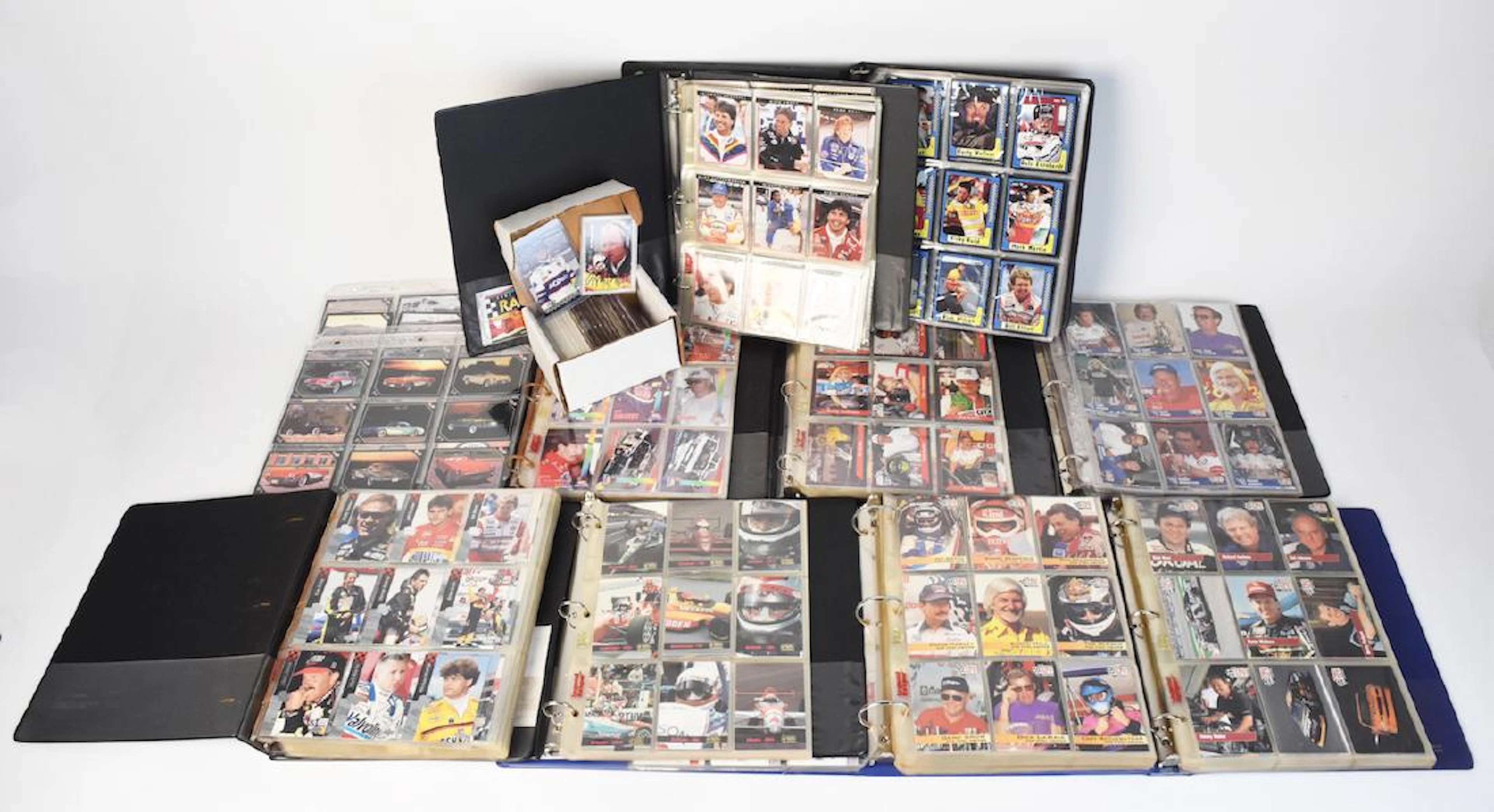 (9) Binders of Nascar/ Racing & Classic Cars