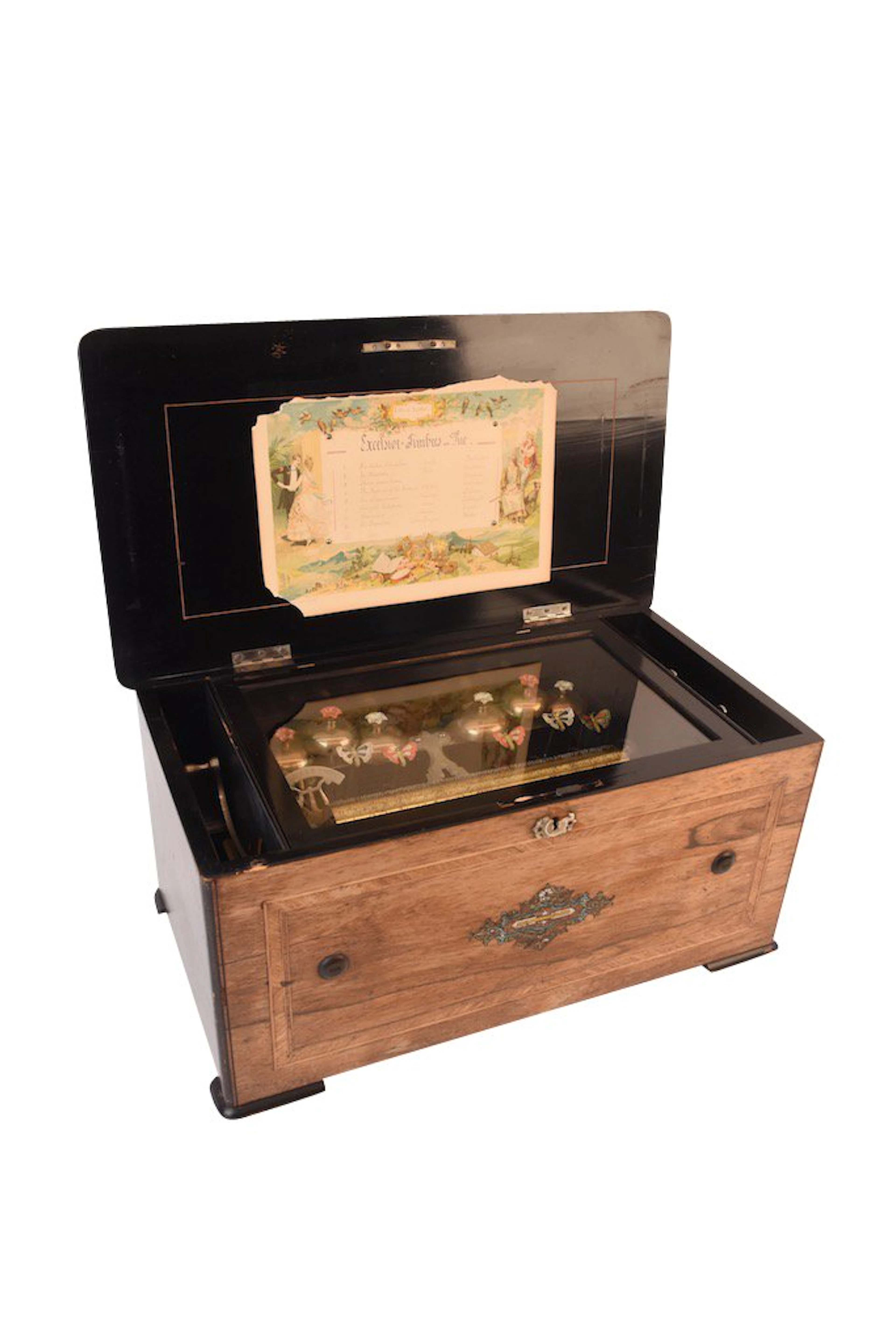 Picard-Lion Cylinder Music Box, Swiss Made