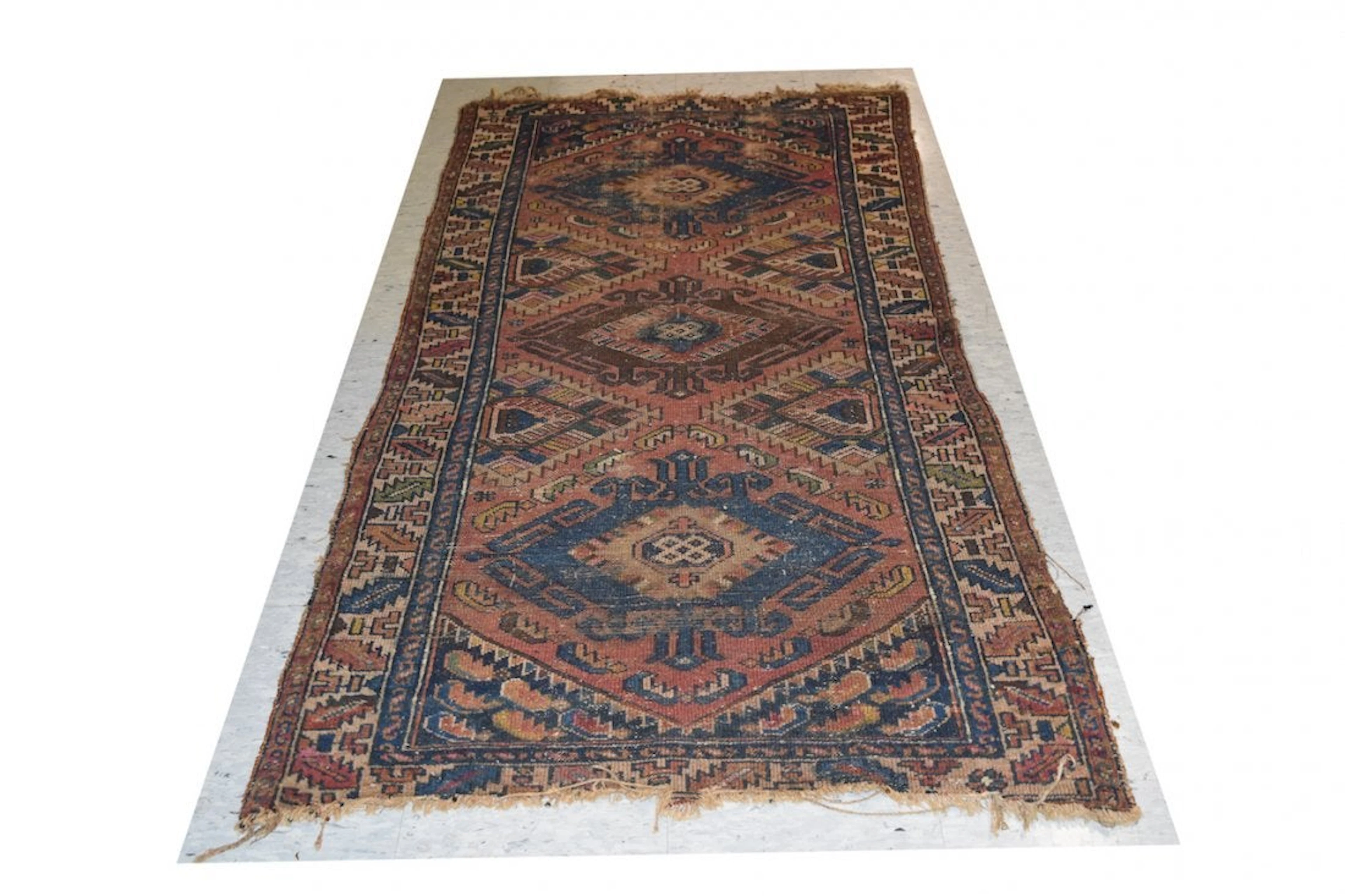 Antique Caucasian Kazak Variant Rug