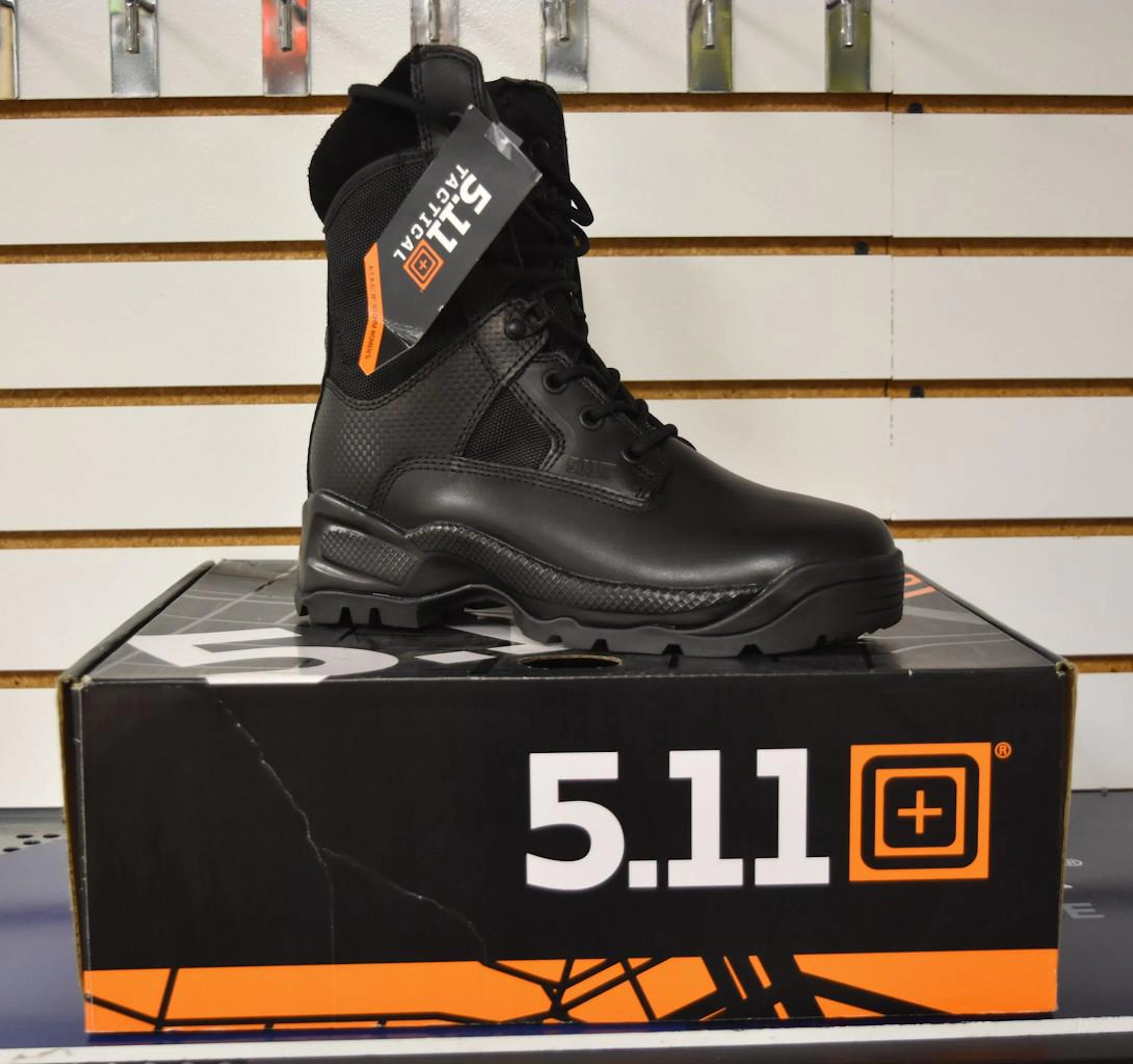 Women's 5.11 + A.T.A.C. 8" Storm Black Boots - 8R