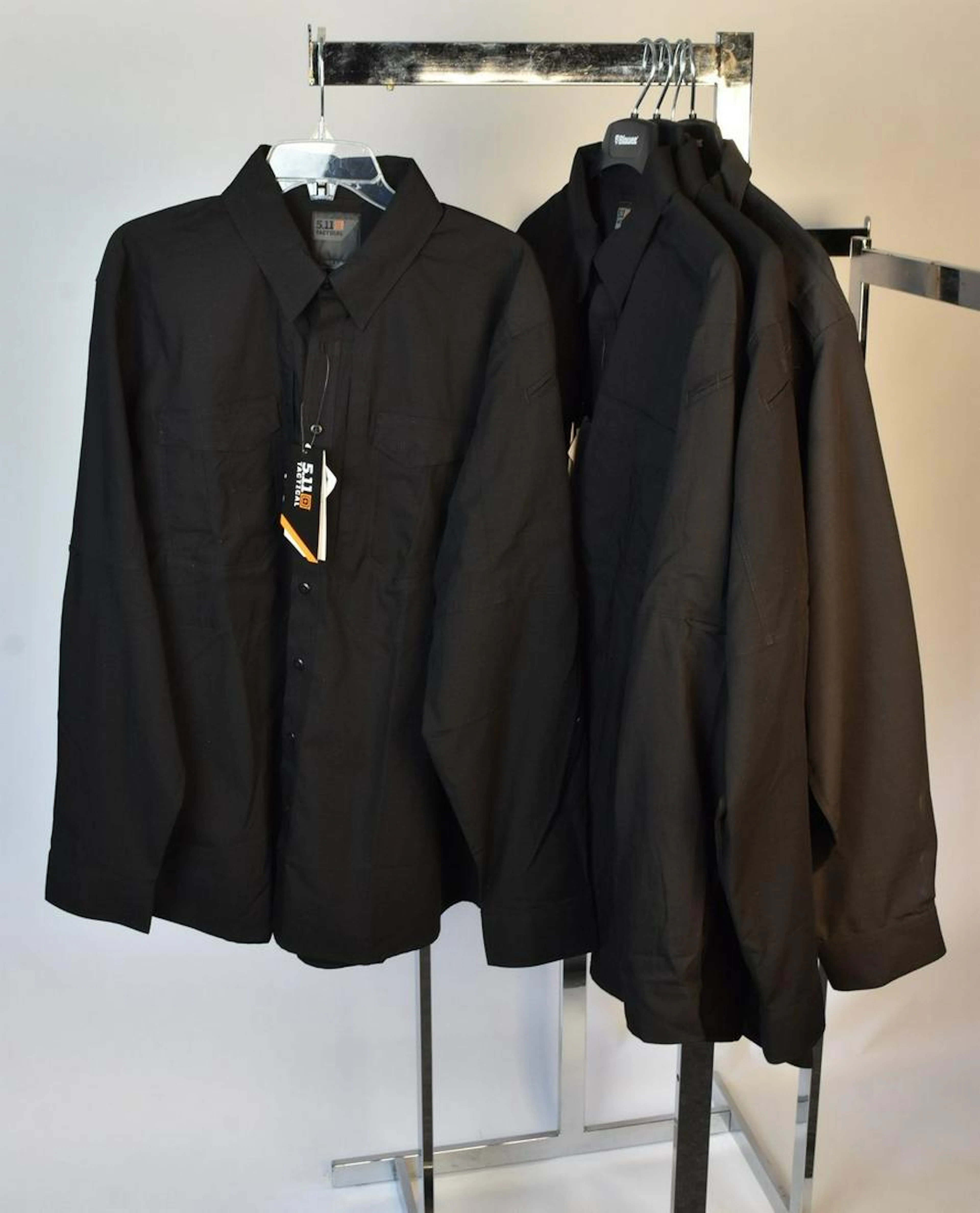 (5) 5.11 Stryke Shirts and Blauer BDU Tactical Shi