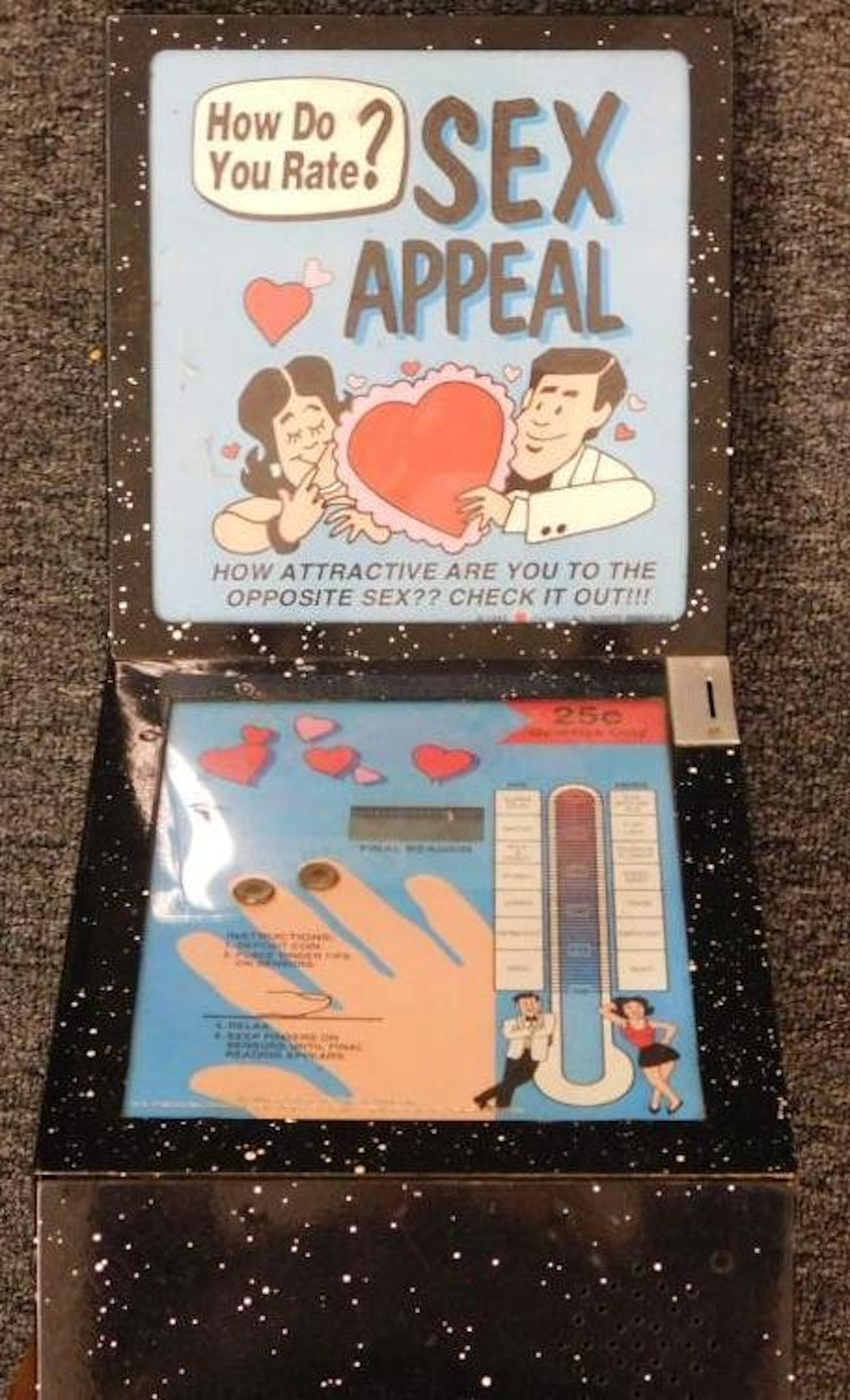 SEX APPEAL GAME COIN OP VINTAGE ANTIQUE