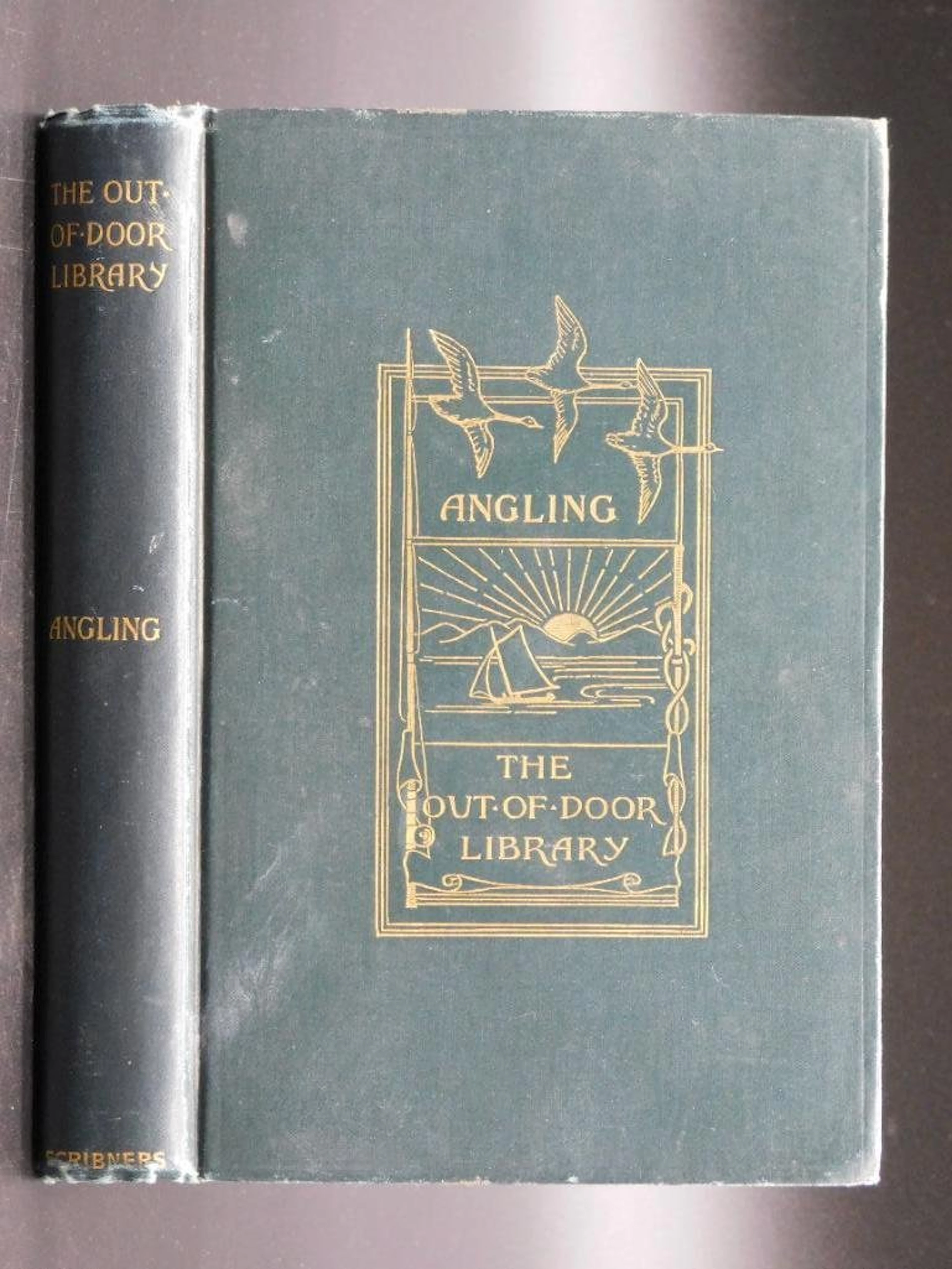 1896 THE OUT OF DOOR LIBRARY BOOK BY ANGLING