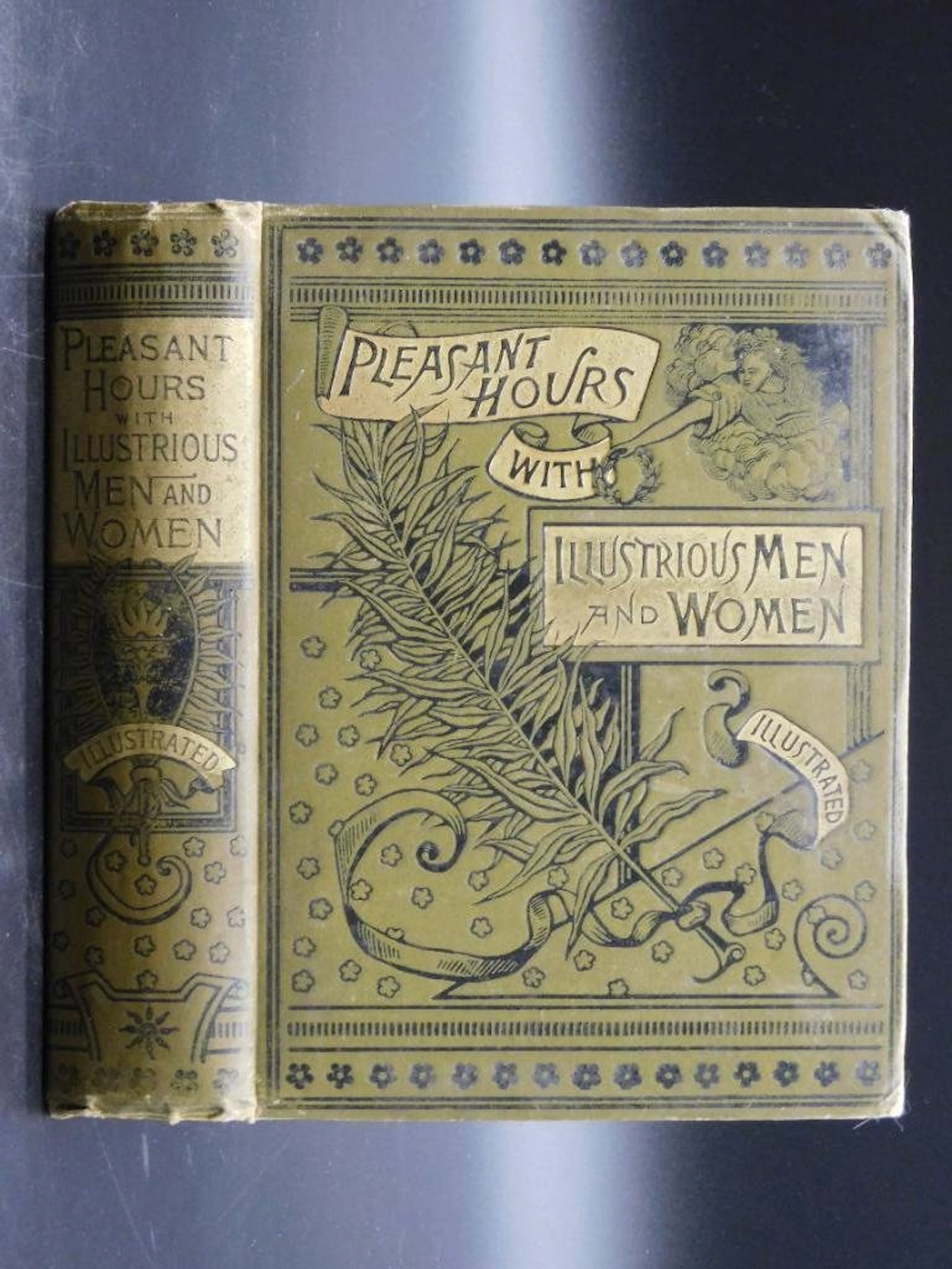 1885 PLEASANT HOURS WITH ILLUSTRIOUS MEN AND WOMEN BOOK