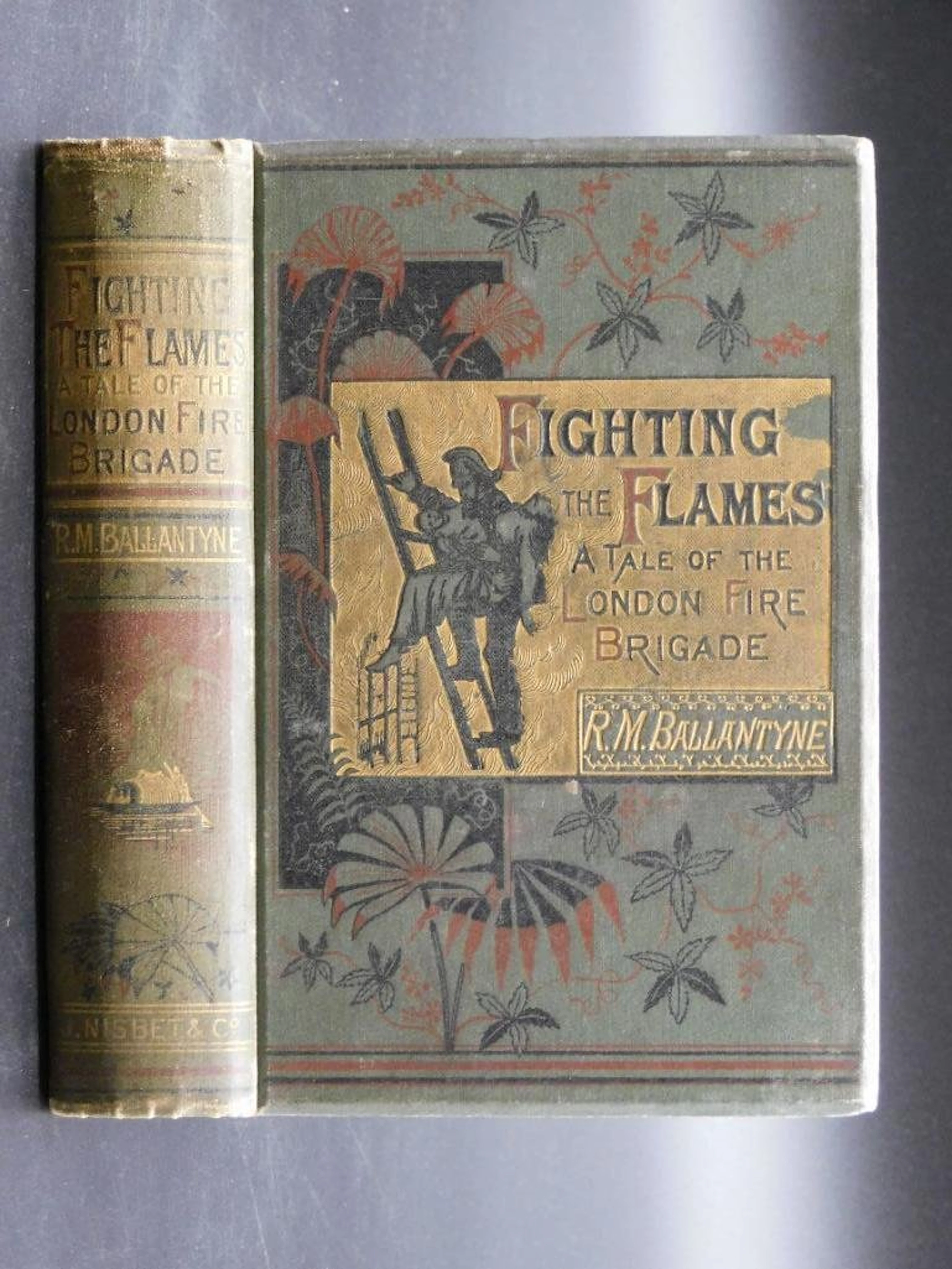 1867 FIGHTING THE FLAMES BOOK BY RM BALLANTYNE 1154
