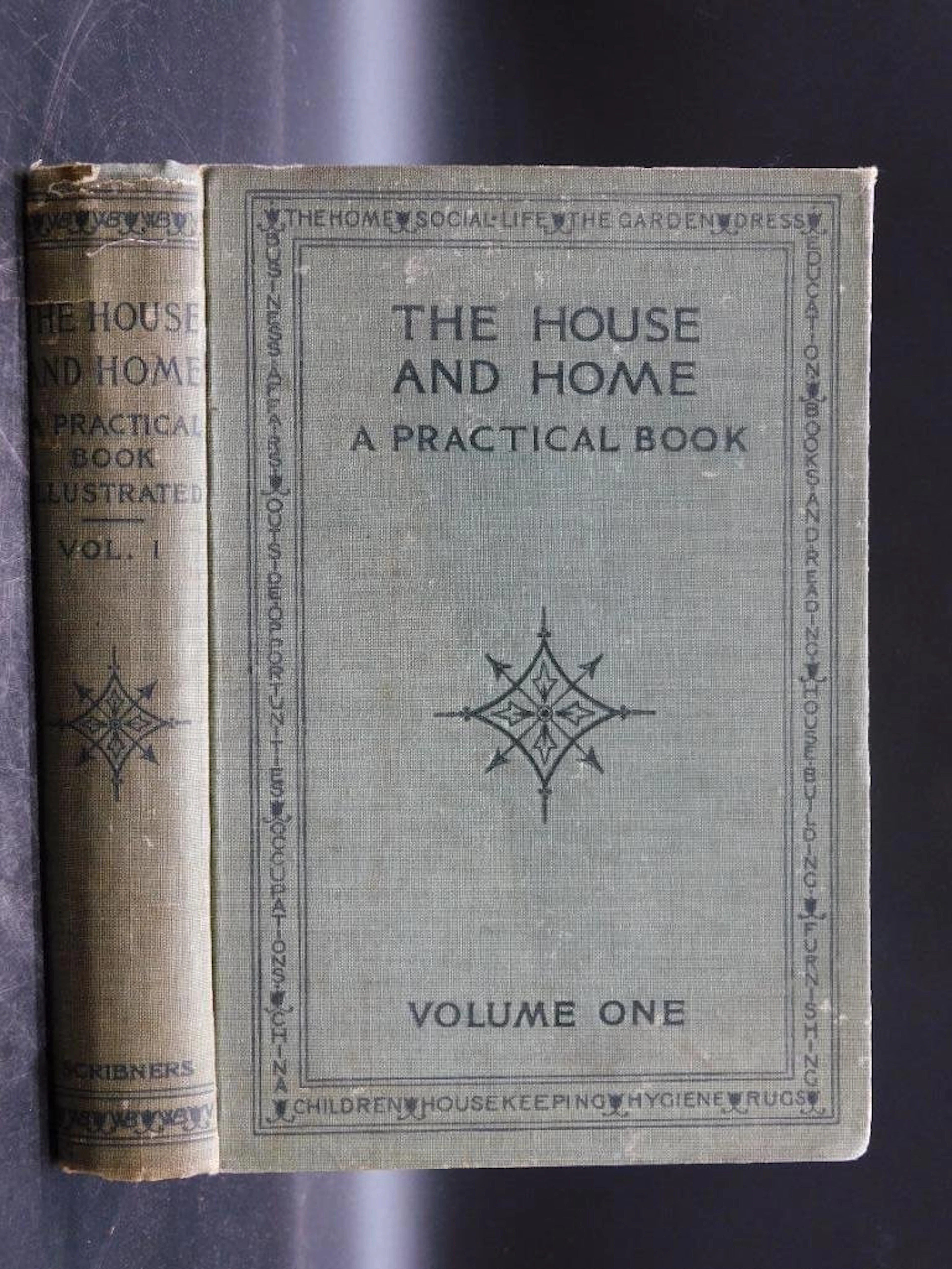 1896 THE HOUSE AND HOME A PRACTICAL BOOK BY SCRIBNERS