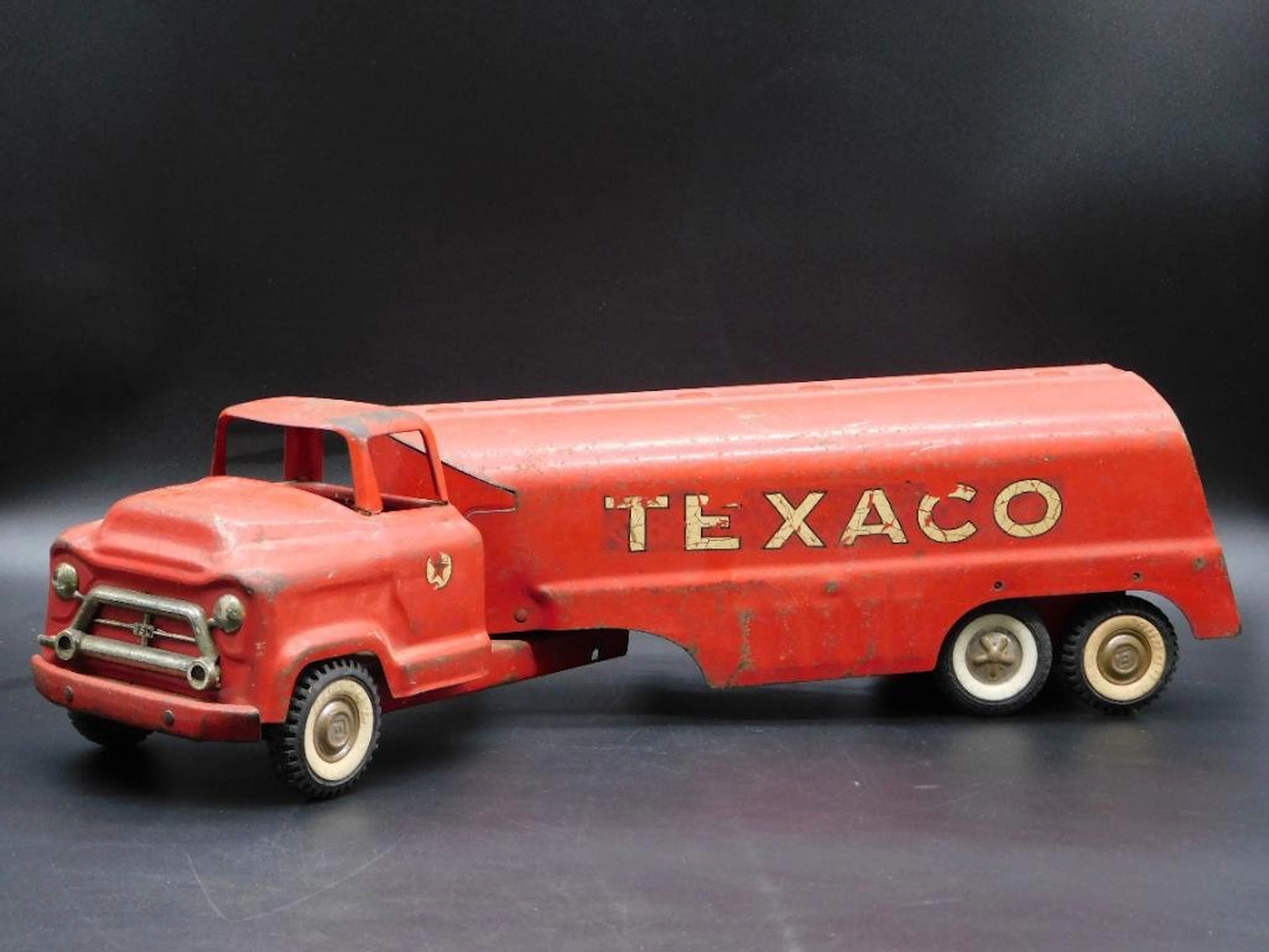 BUDDY L TEXACO METAL TRUCK VINTAGE ANTIQUE