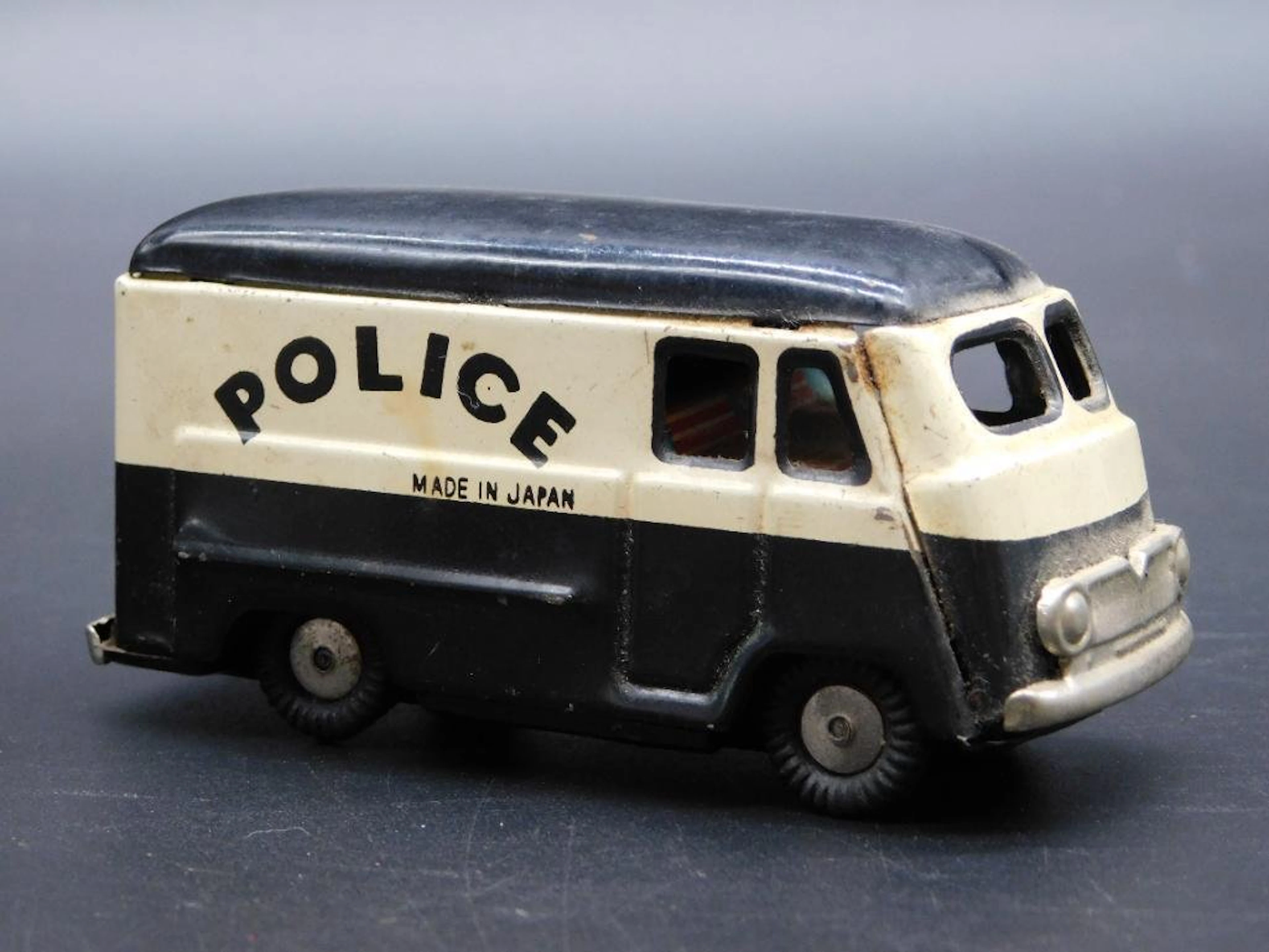 JAPANESE POLICE VAN VINTAGE ANTIQUE