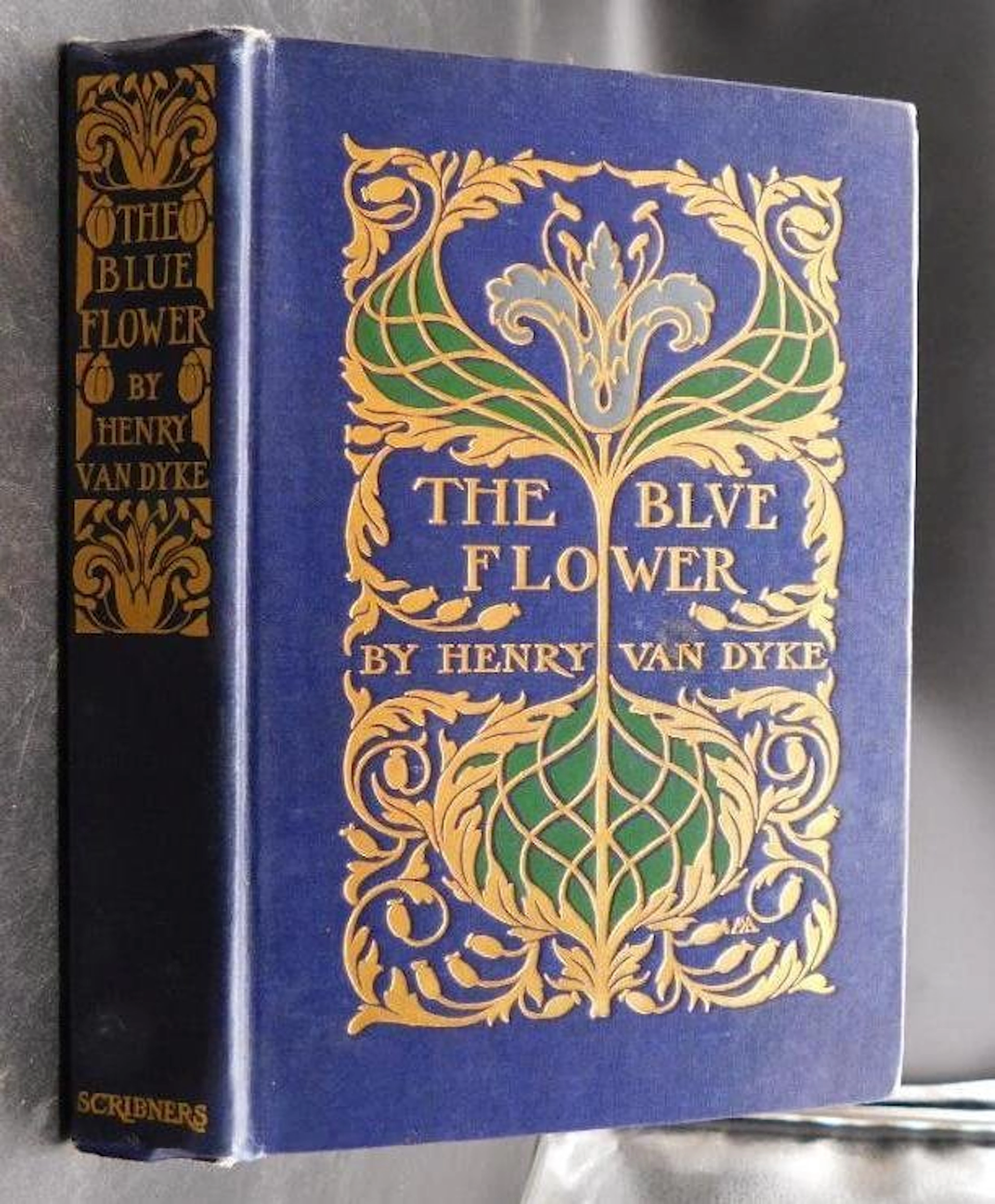1902 THE BLUE FLOWER BY HENRY VAN DYKE BOOK VINTAGE